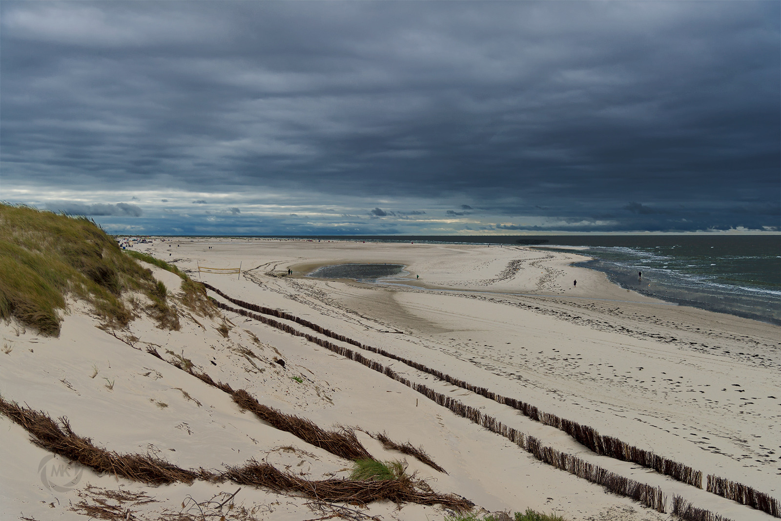 Amrum Norddorfer Strand bei Schlechtwetter