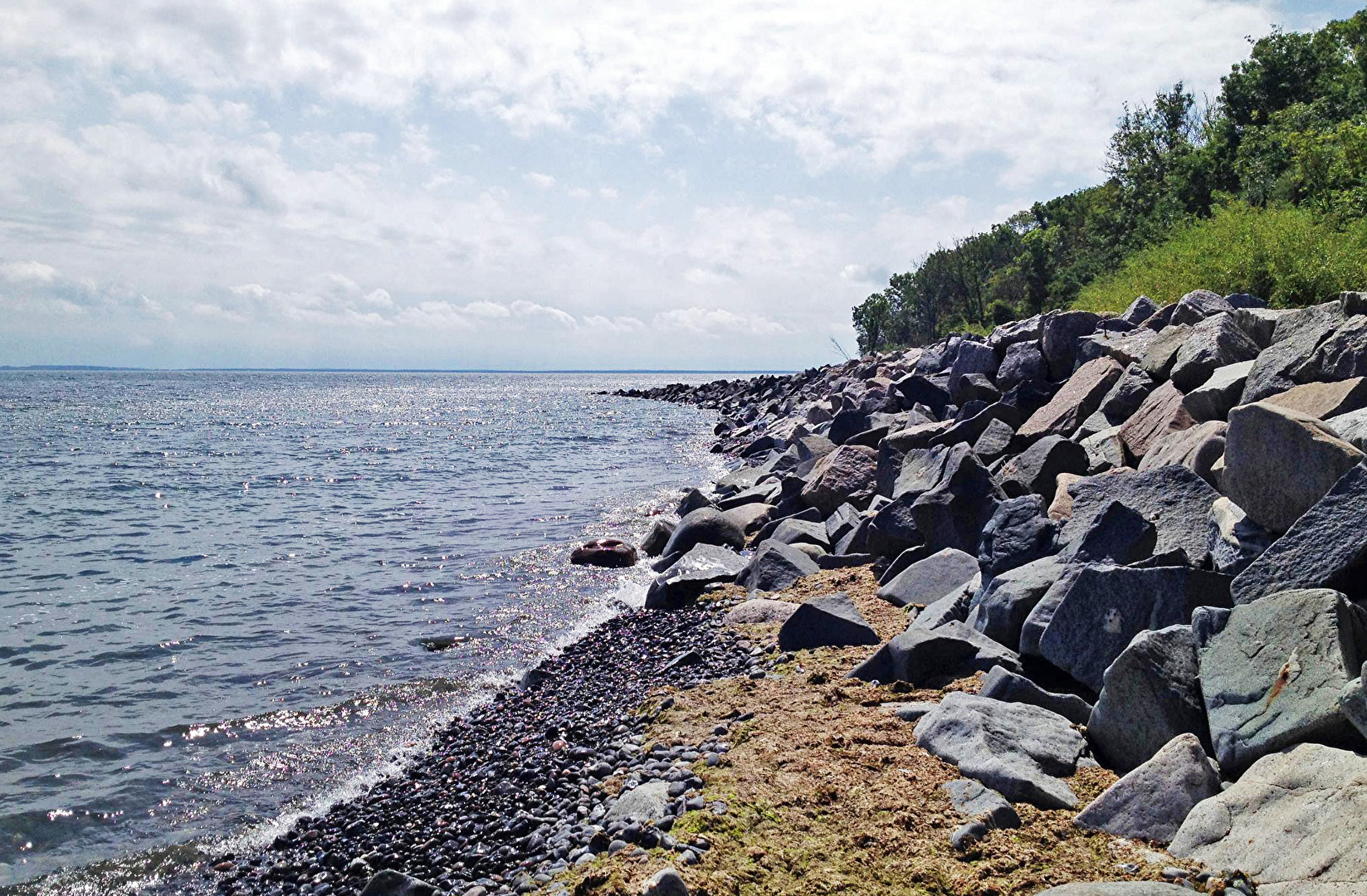 Uferbefestigung an der Ostseeküste