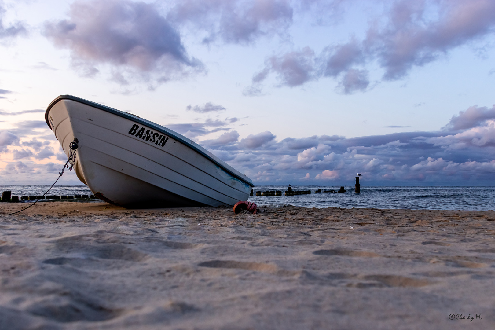 Abends am Strand