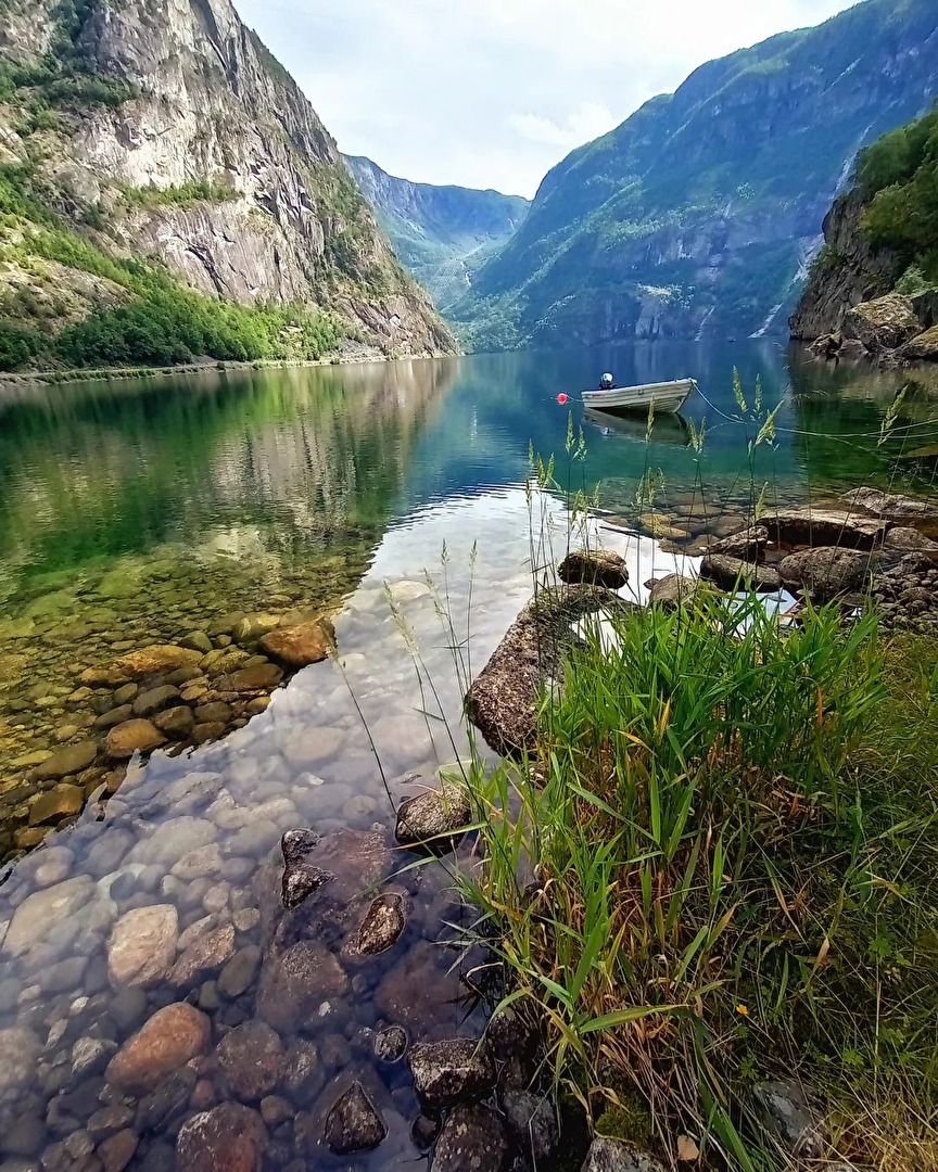 Nærøyfjord in Norwegen