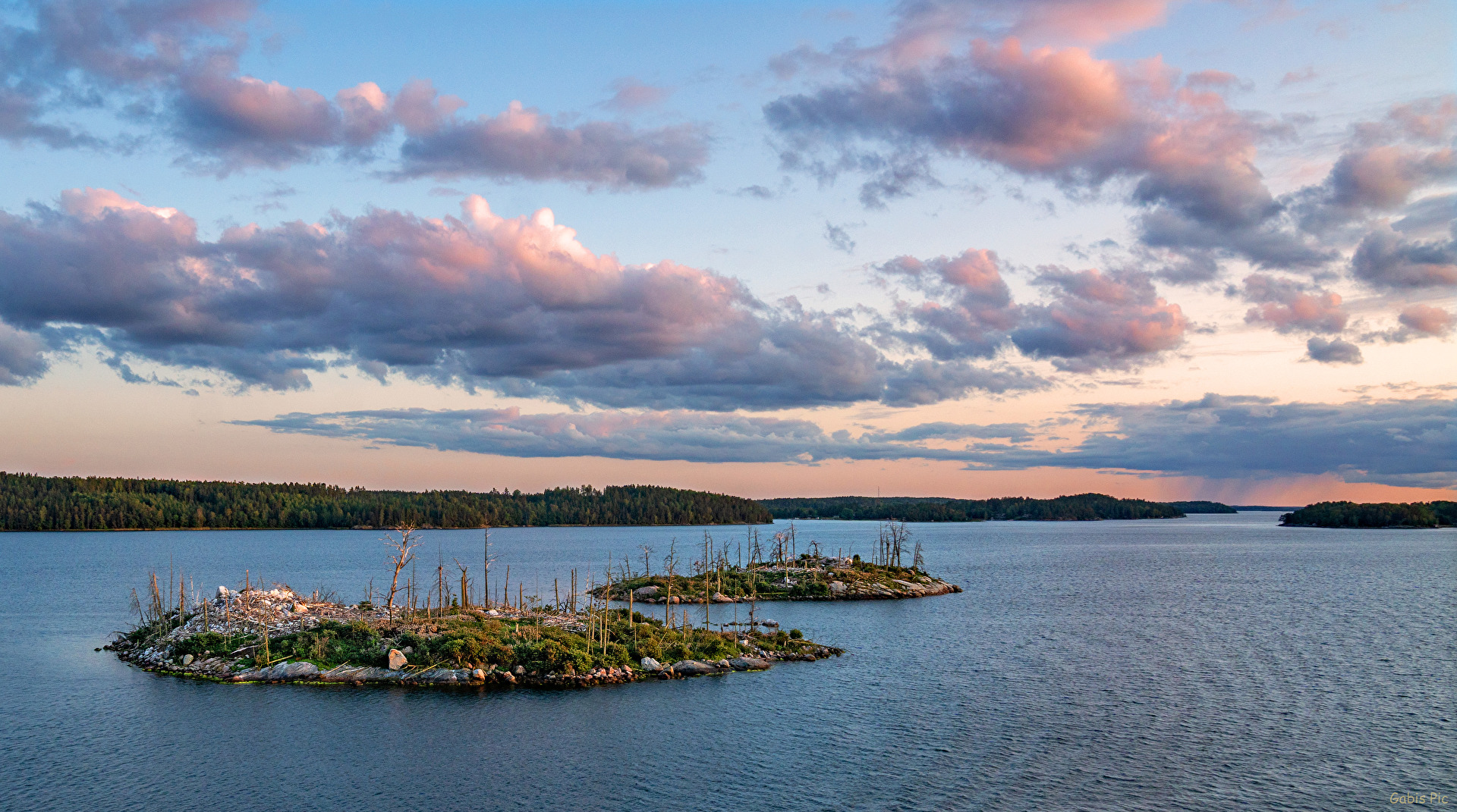 Abendstimmung in den Schären