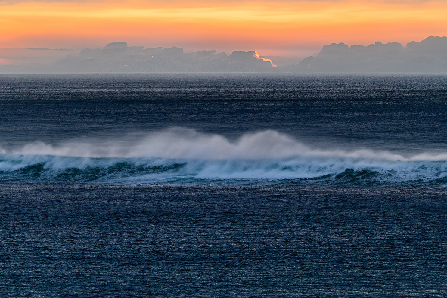 bretonischer Abend am Meer