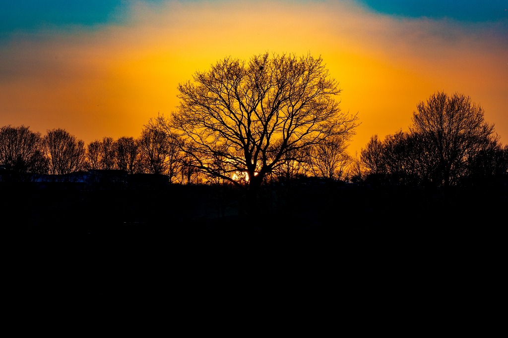 Landschaft Sonnenuntergang