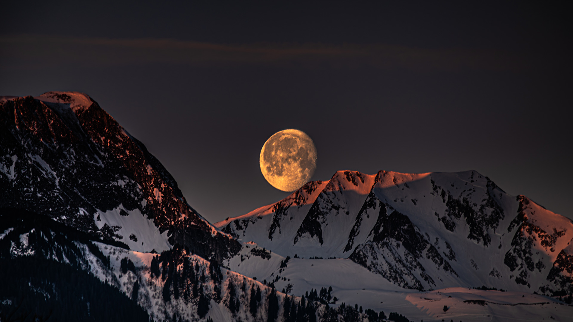 Der Mond weicht dem Tag