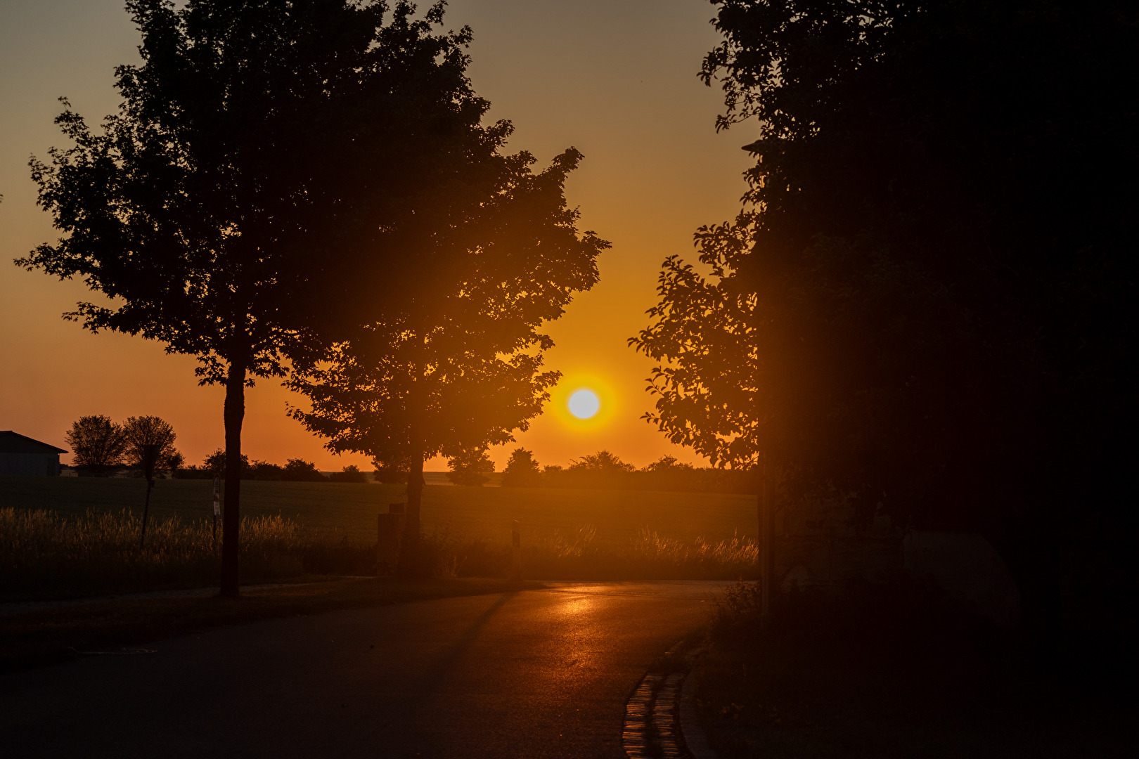 Sonnenaufgang in Ansbach