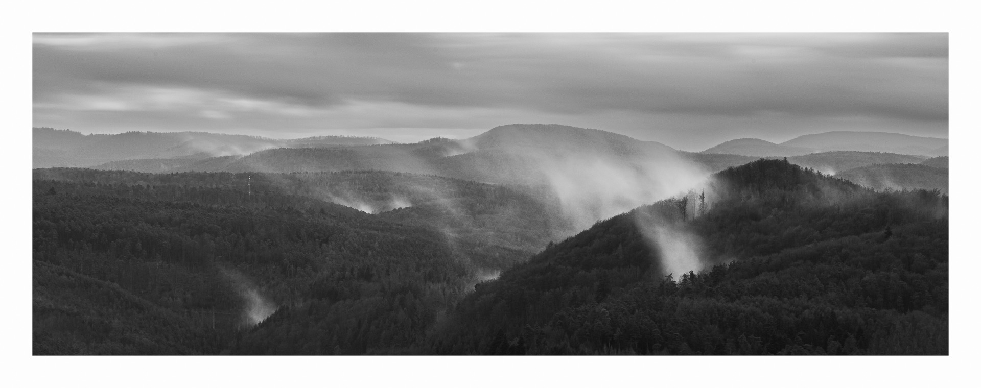 Frühling über dem Pfälzer Wald