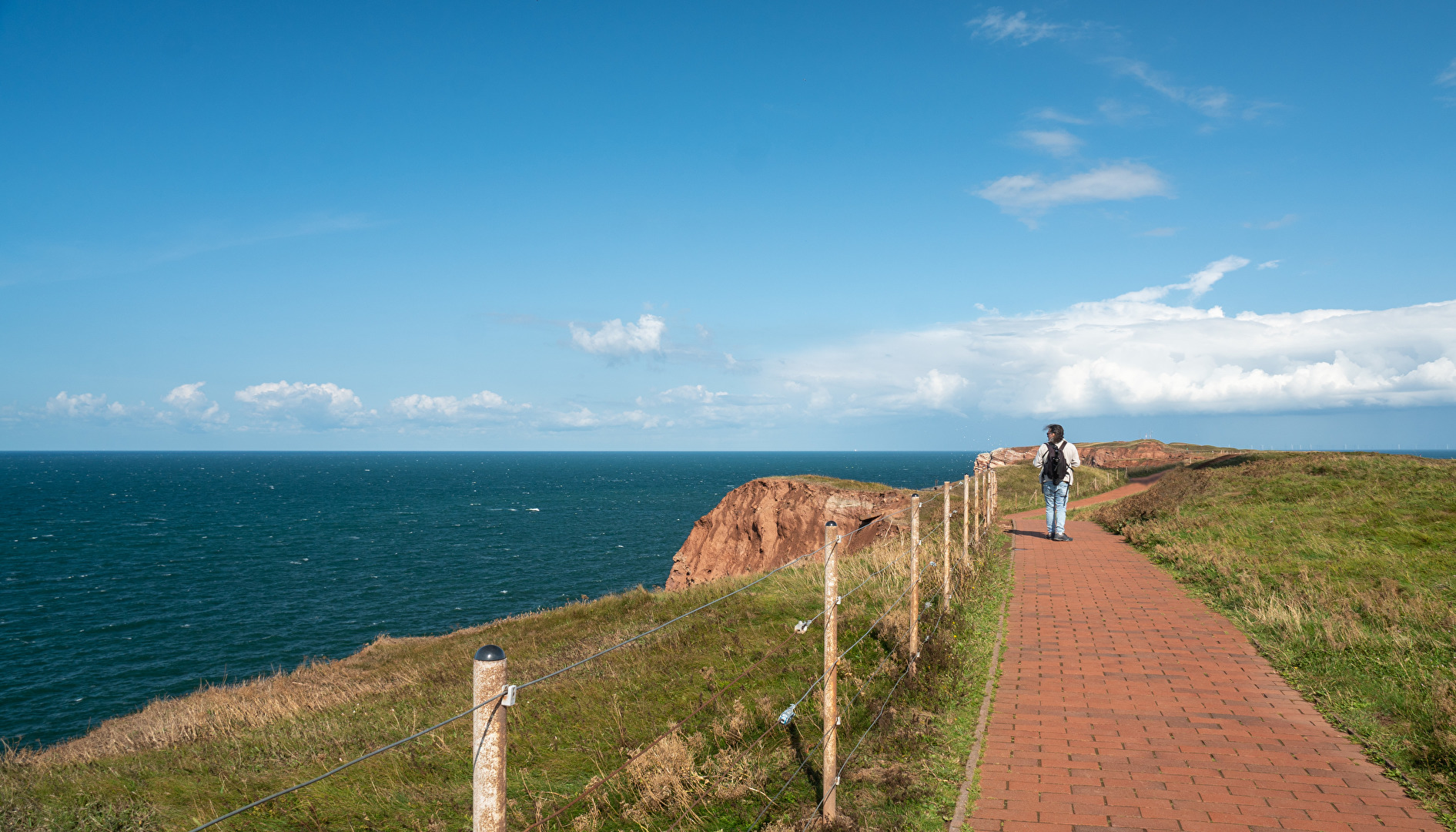 Der Weg auf der Insel