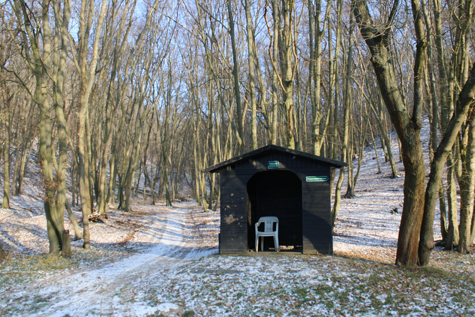 Schutzhütte beim Finne-Wanderweg