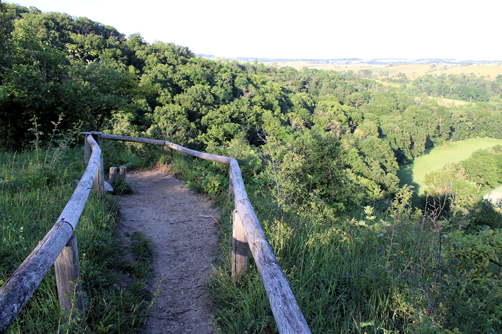 Wanderweg bei den Toten Tälern, ein Aussichtspunkt