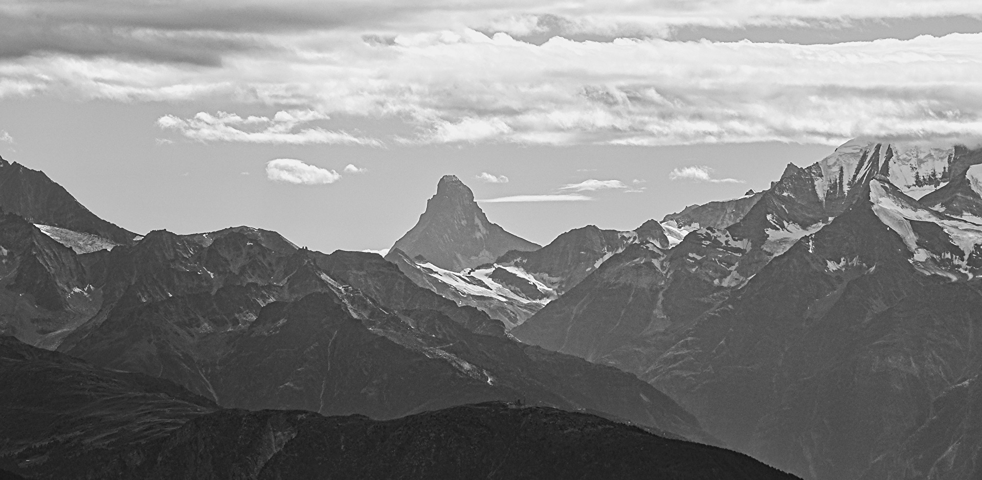 Blick zum Matterhorn