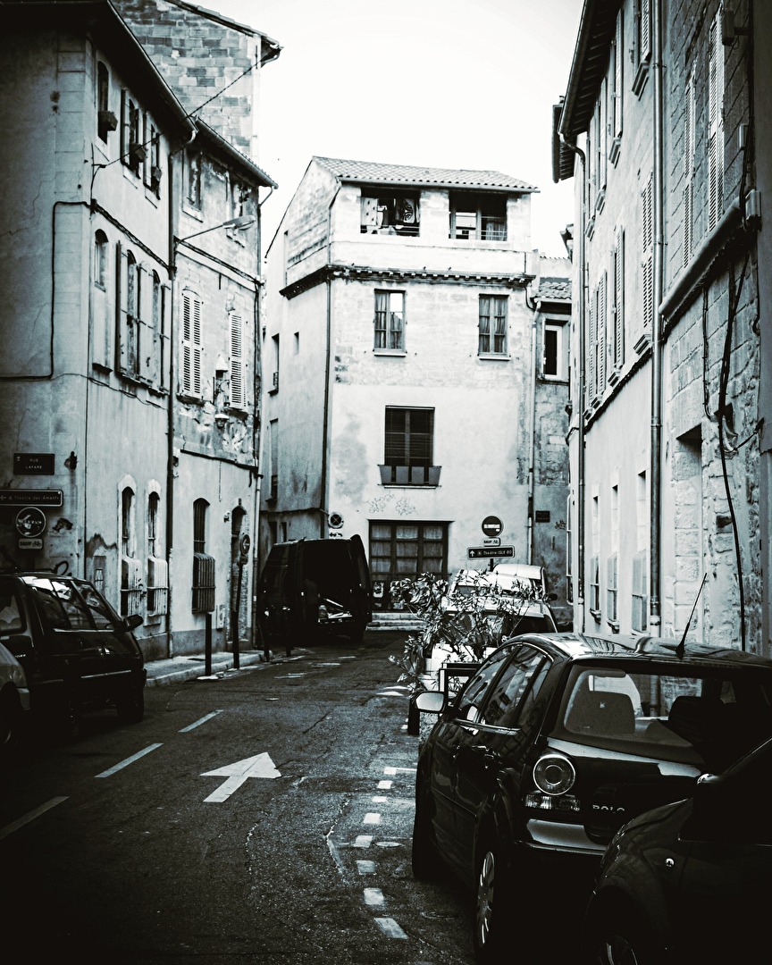 Unbekannte Gasse in Avignon