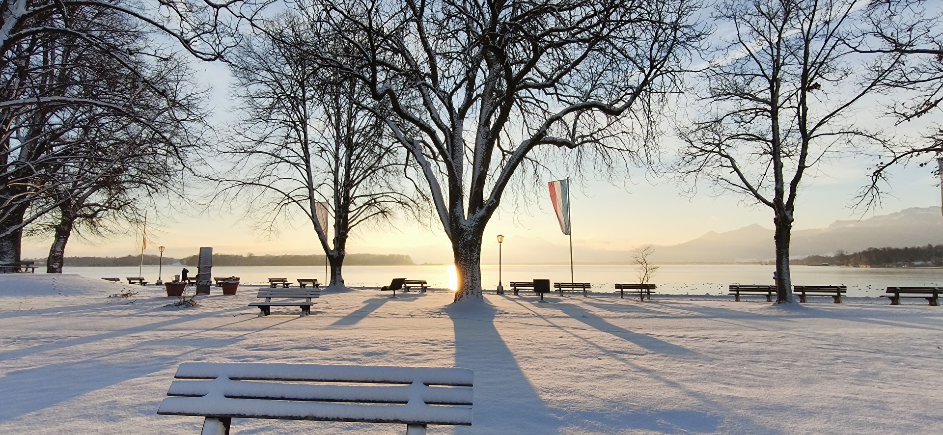 Kalter Morgen am See