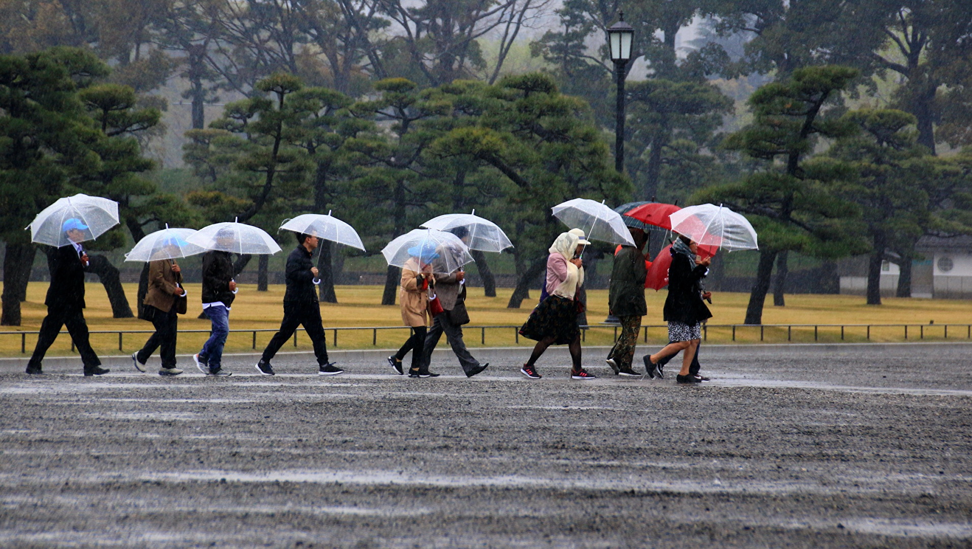 # Gut beschirmt in Tokio