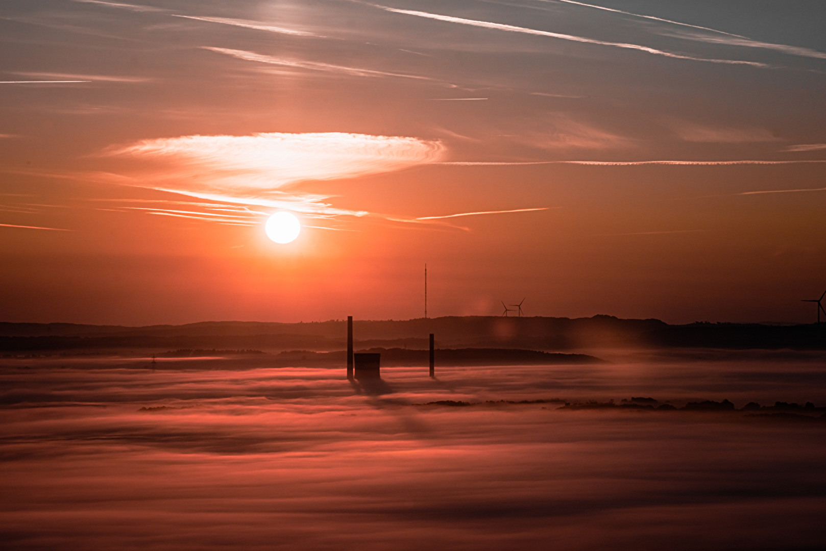 Nebel von Saarland