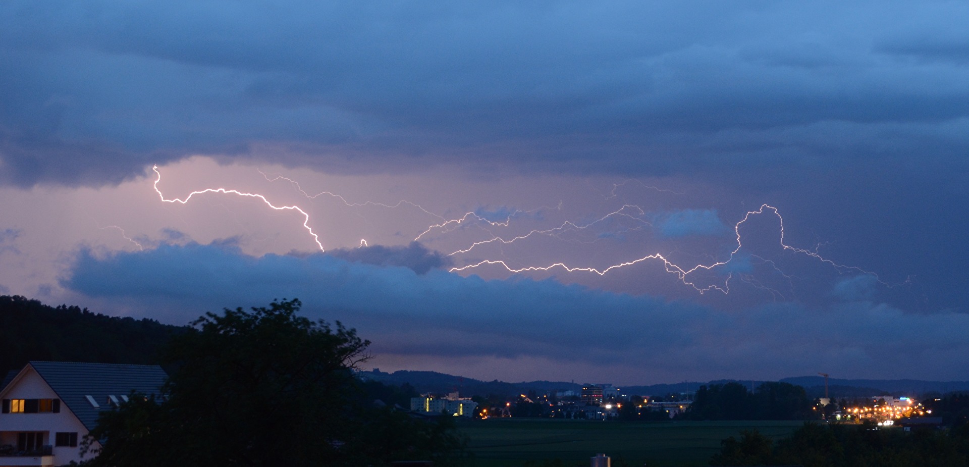 Blitze über Frauenfeld