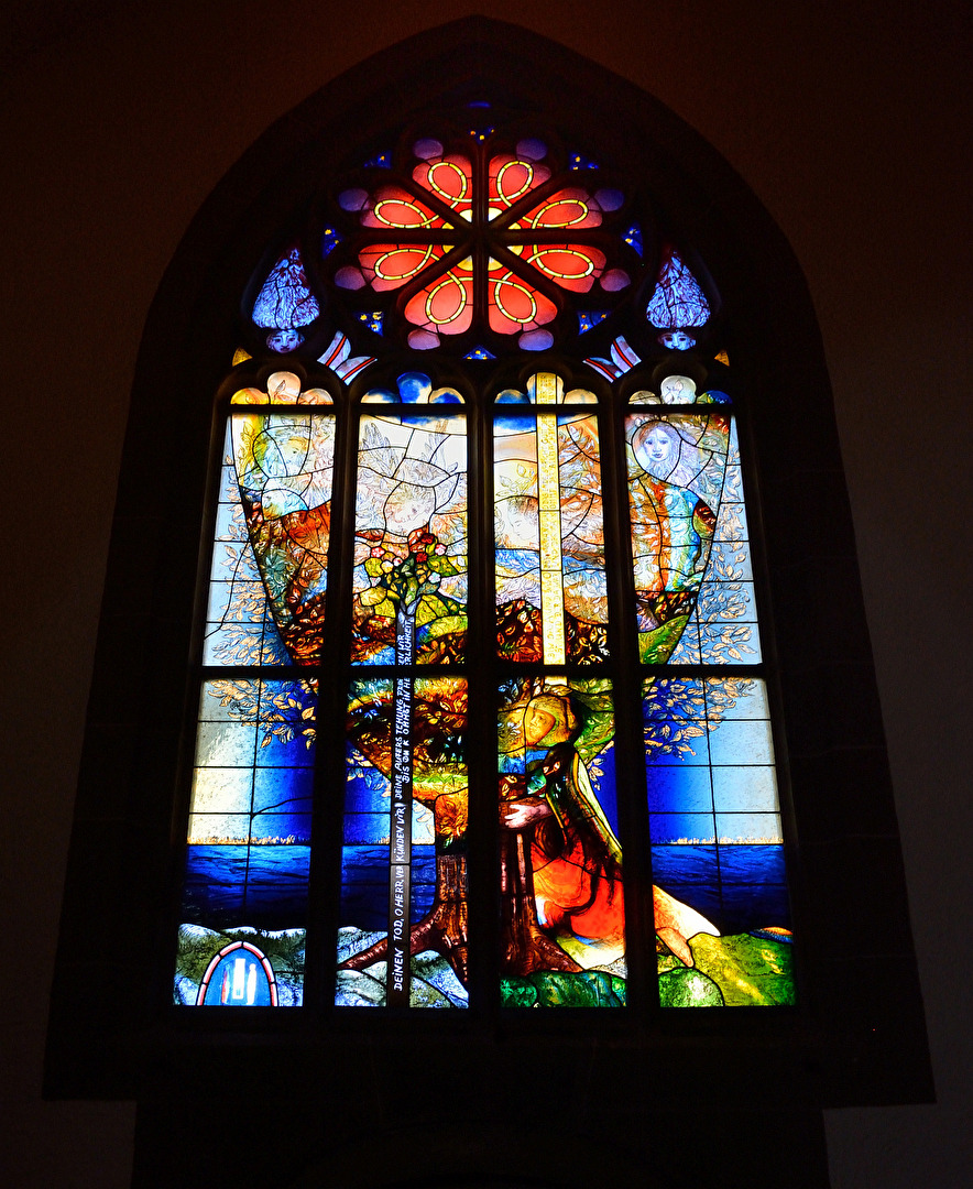 Fenster der Stadtkirche in Schorndorf