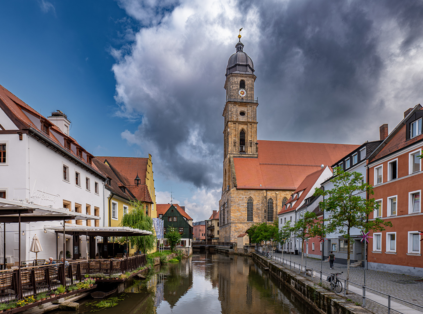 Ein Morgen in Amberg in der Oberpfalz