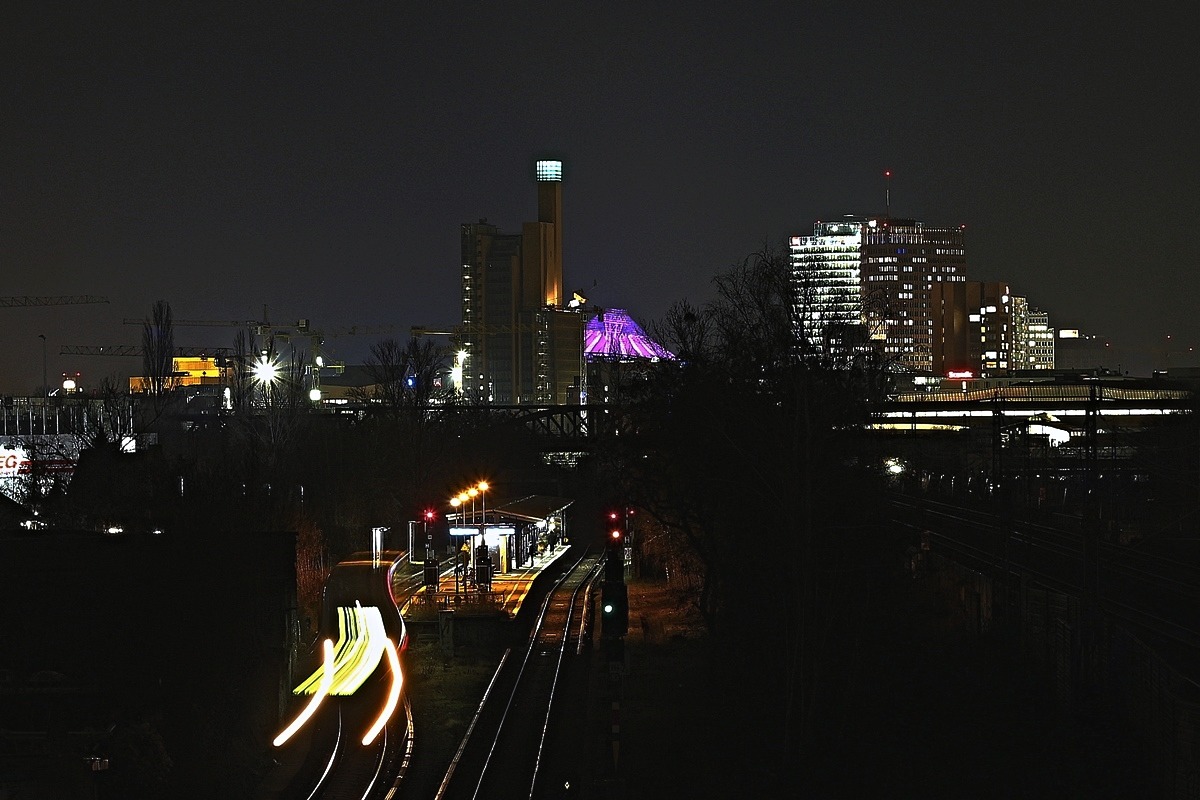 Nacht in Berlin in: Friedrichshain Kreuzberg