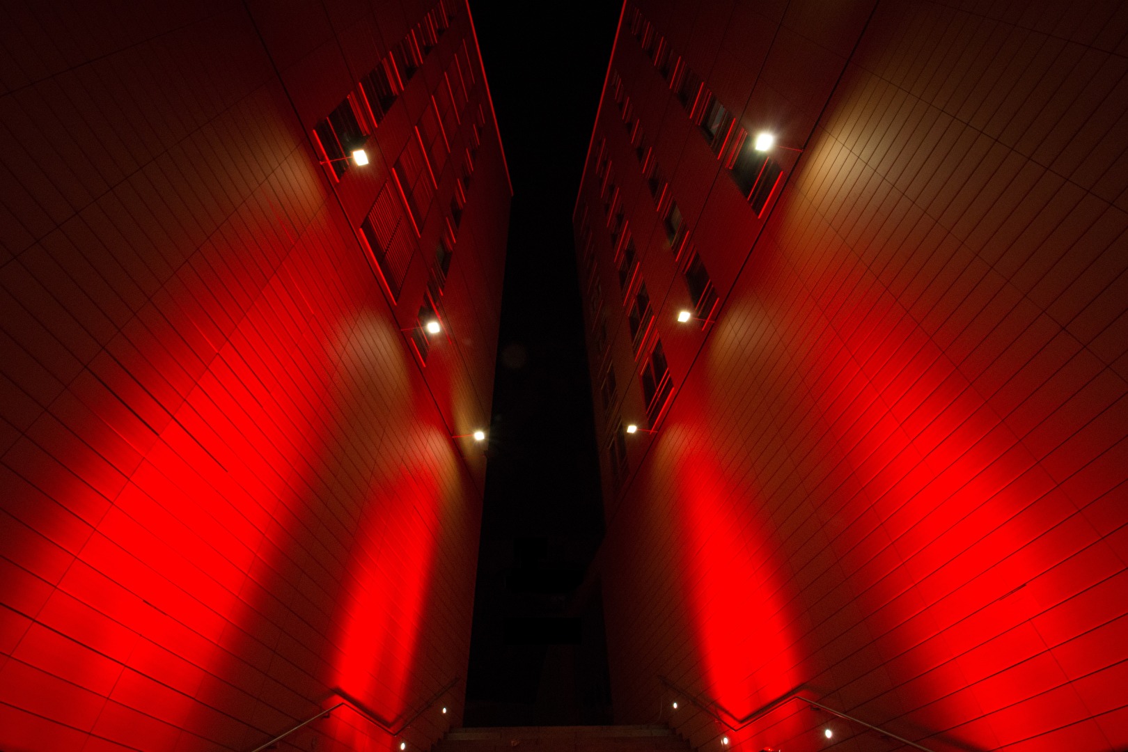 Red stairs