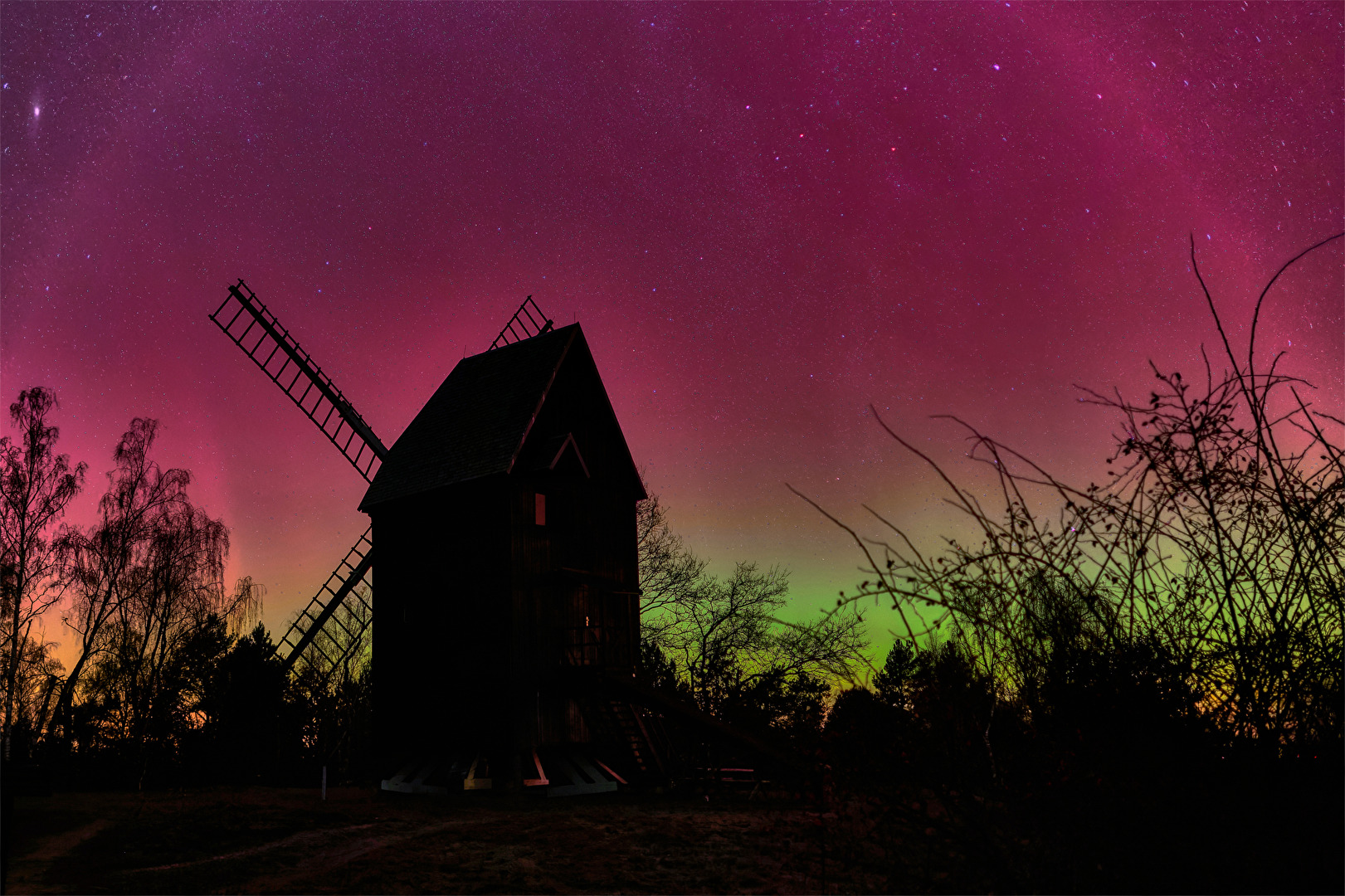 Polarlichter im Havelland