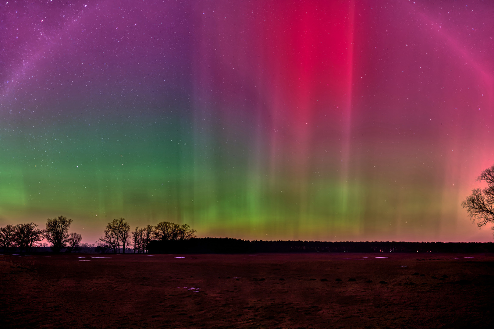Polarlichter im Havelland