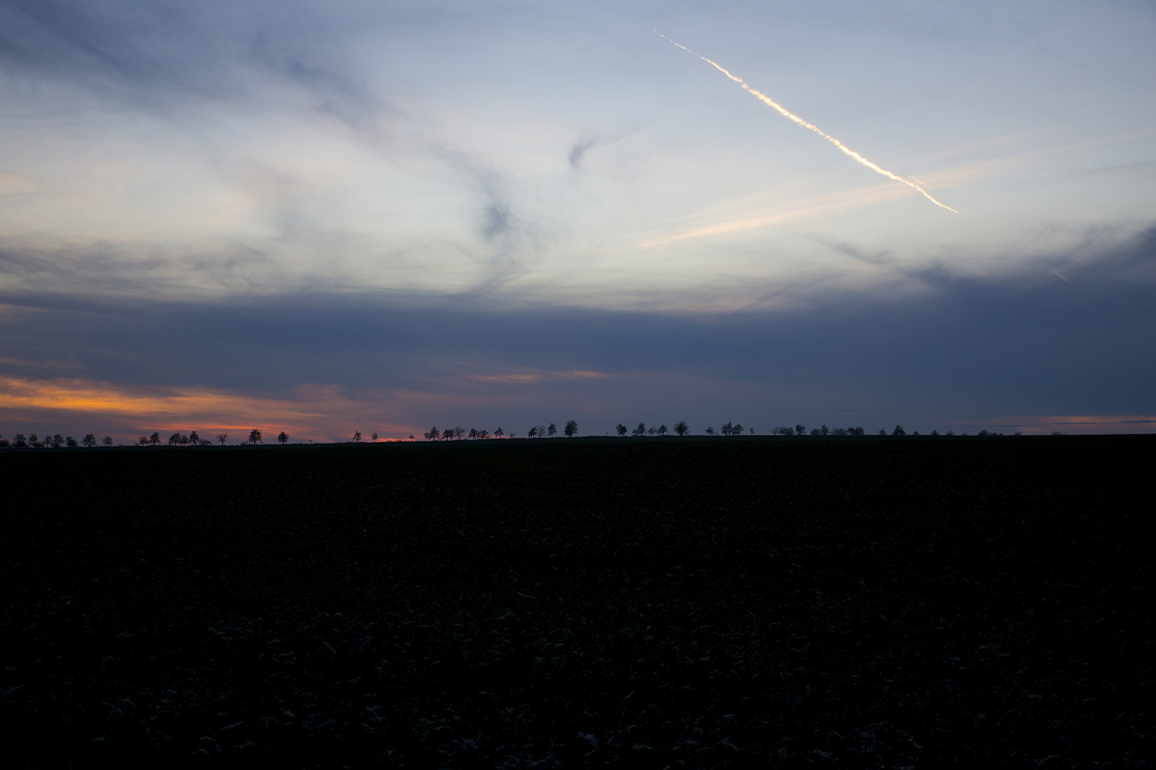 Sonnenuntergang in Gartz