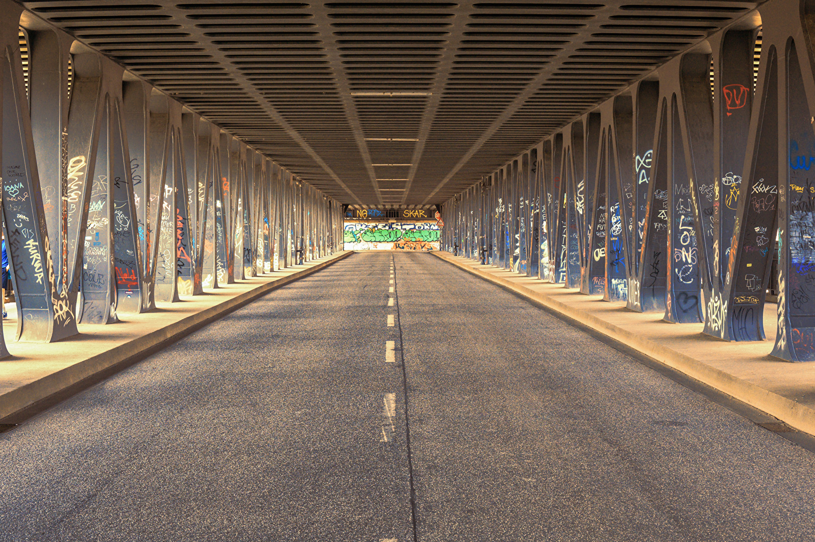 Brücke in der Hamburger Hafen-City