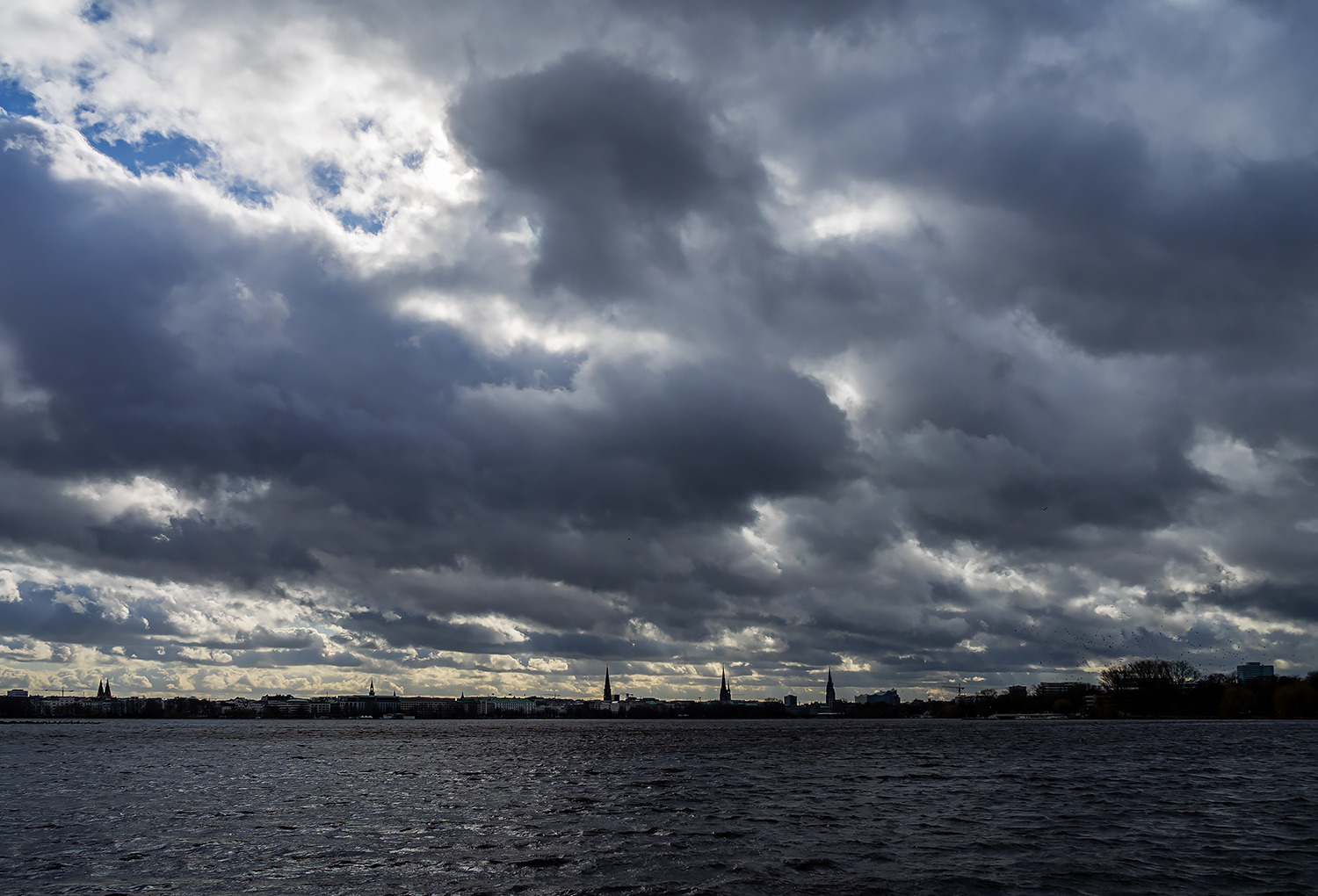 Blick über die Außenalster