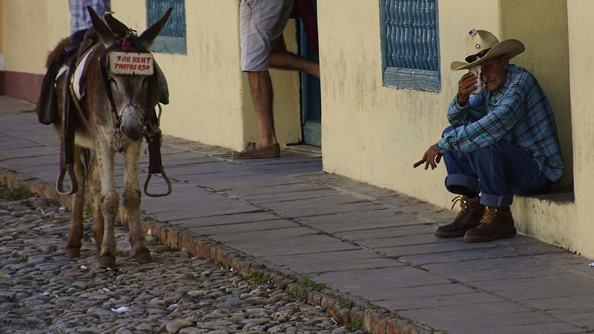 #Streetfotografie - Rent a Donkey in Trinidad