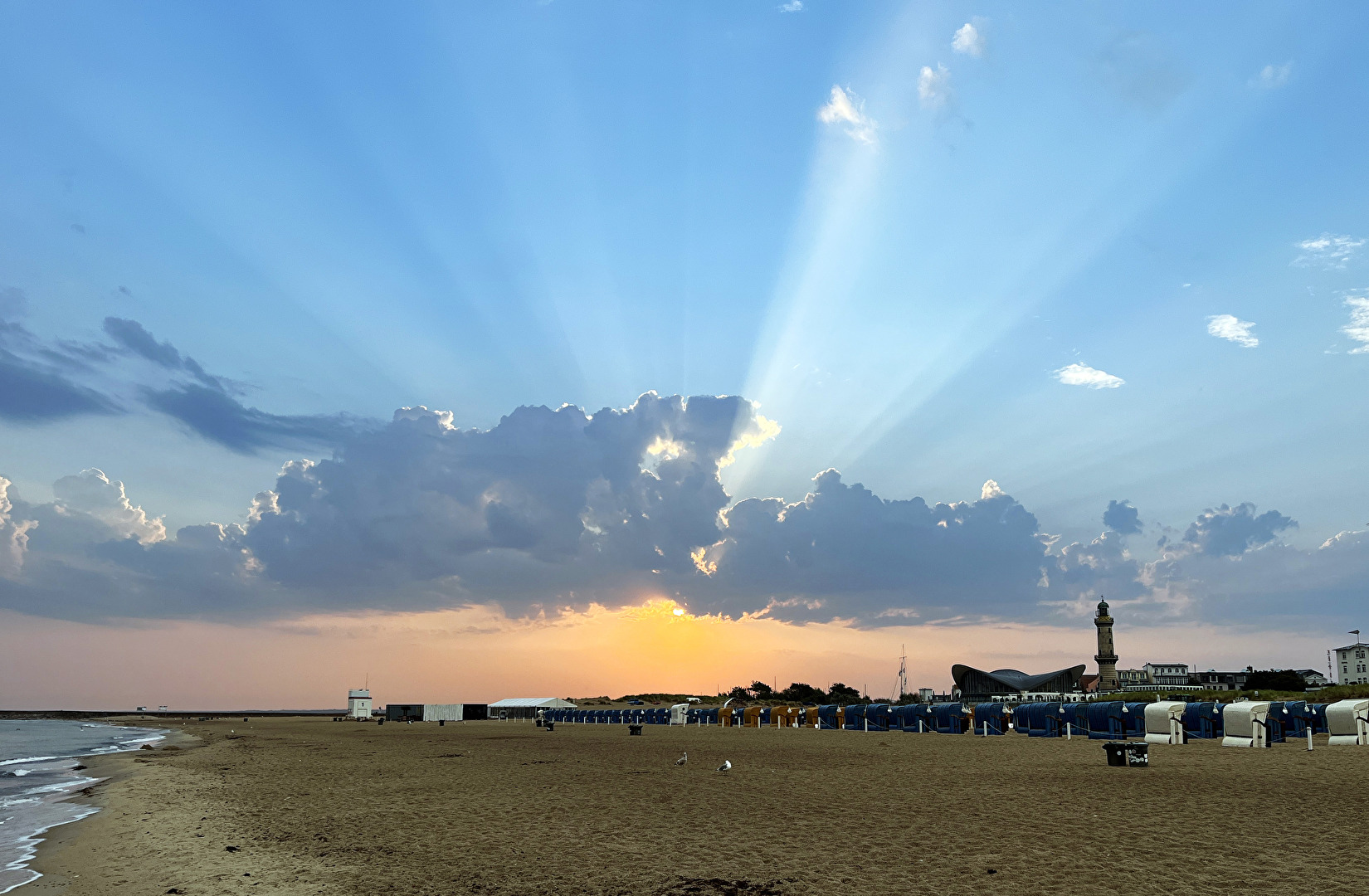 #Himmel - Heute Morgen in Warnemünde
