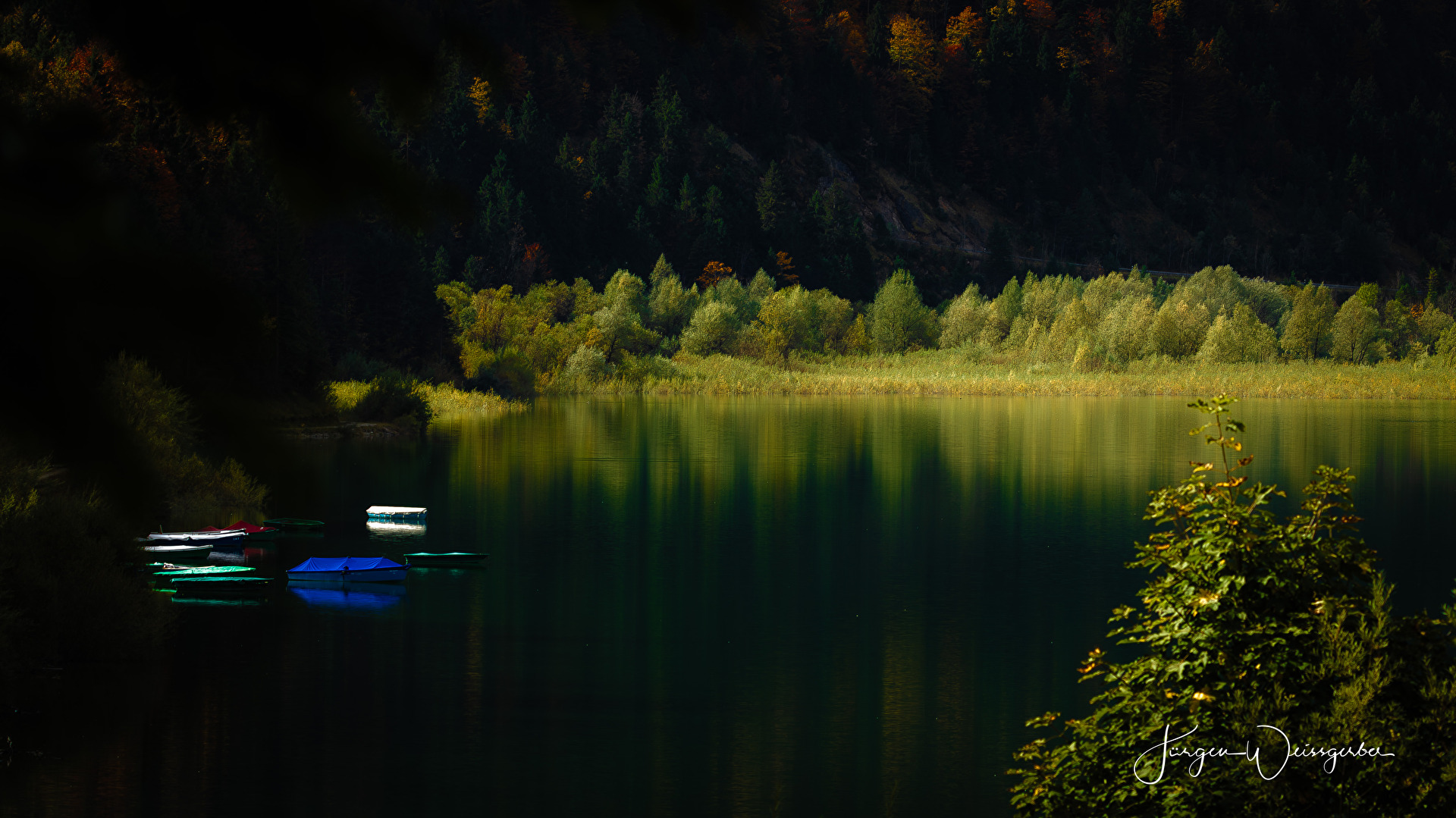 Stille am Sylvenstein