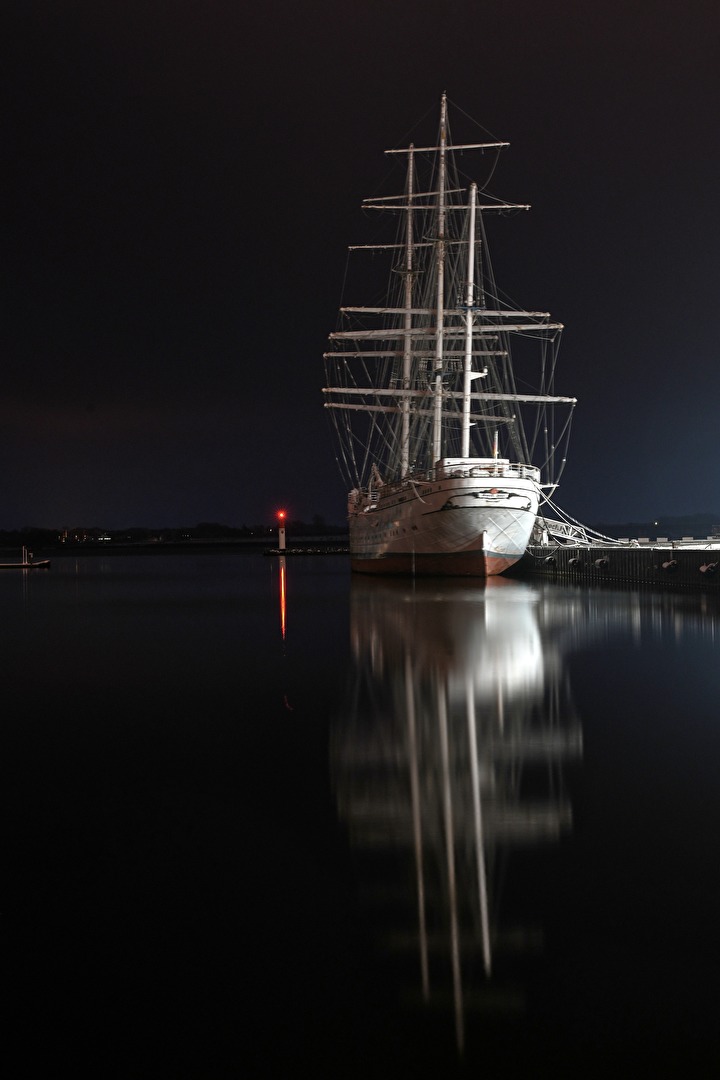 Gorch Fock im Stralsunder Hafen