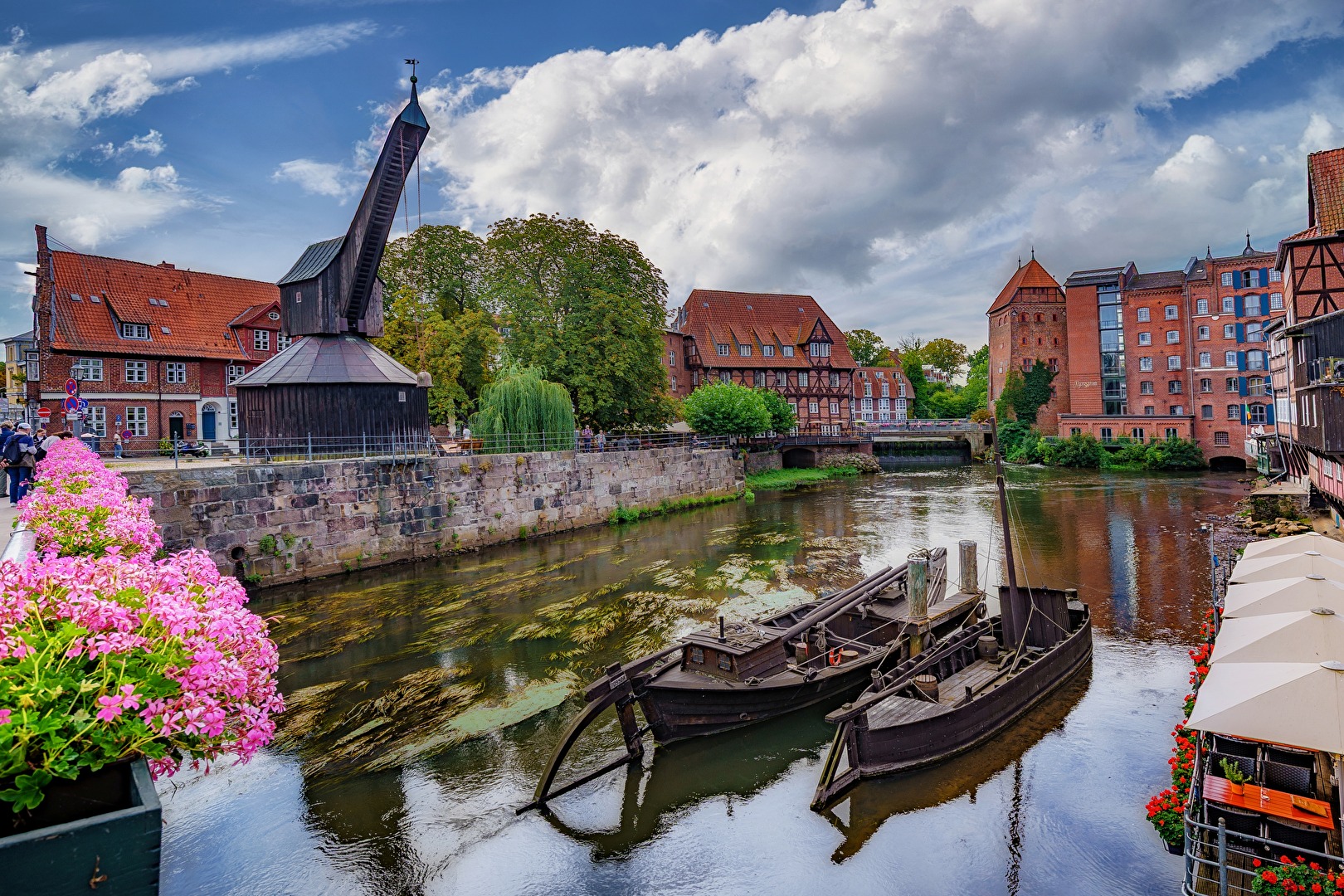 Alter Kran im Lüneburger Hafen