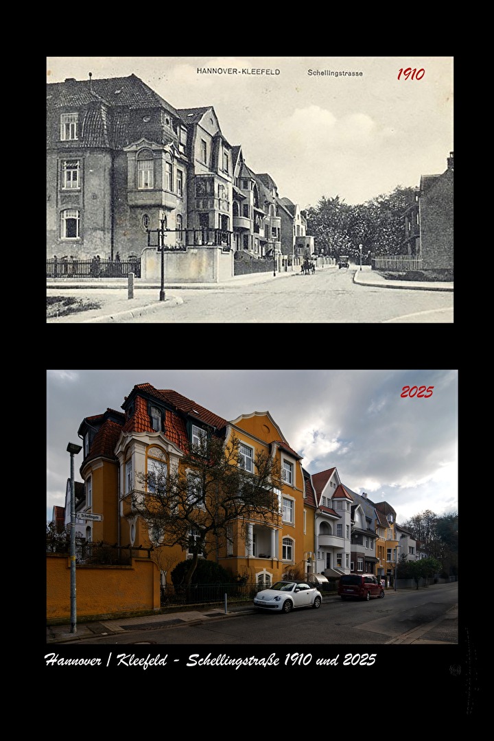 Hannover - Schellingstraße 1910 und 2025