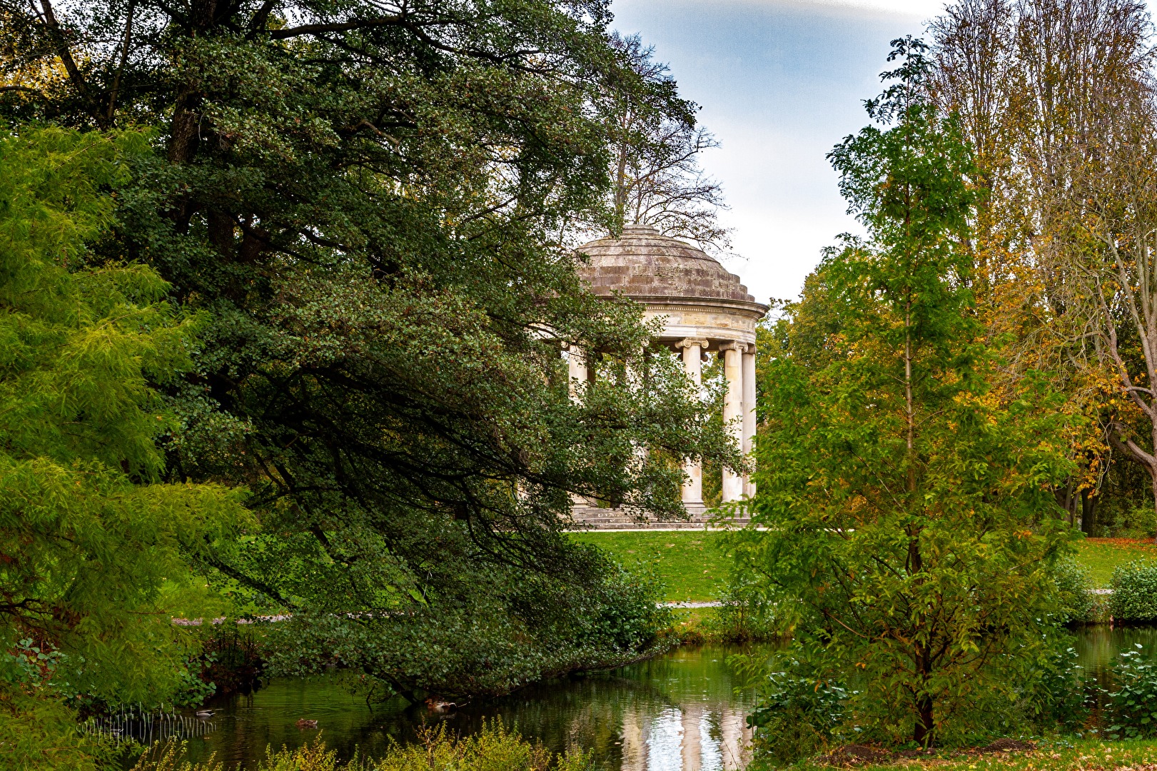 Hannover/Herrenhausen - Leibnitztempel im Georgengarten