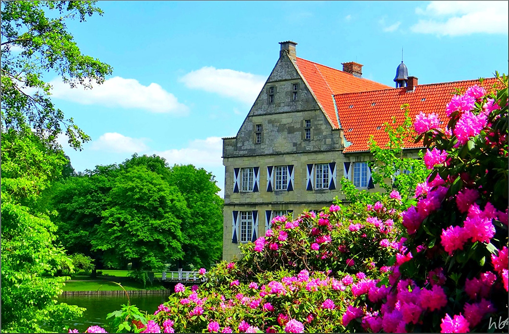 im Park der Wasserburg Hülshoff