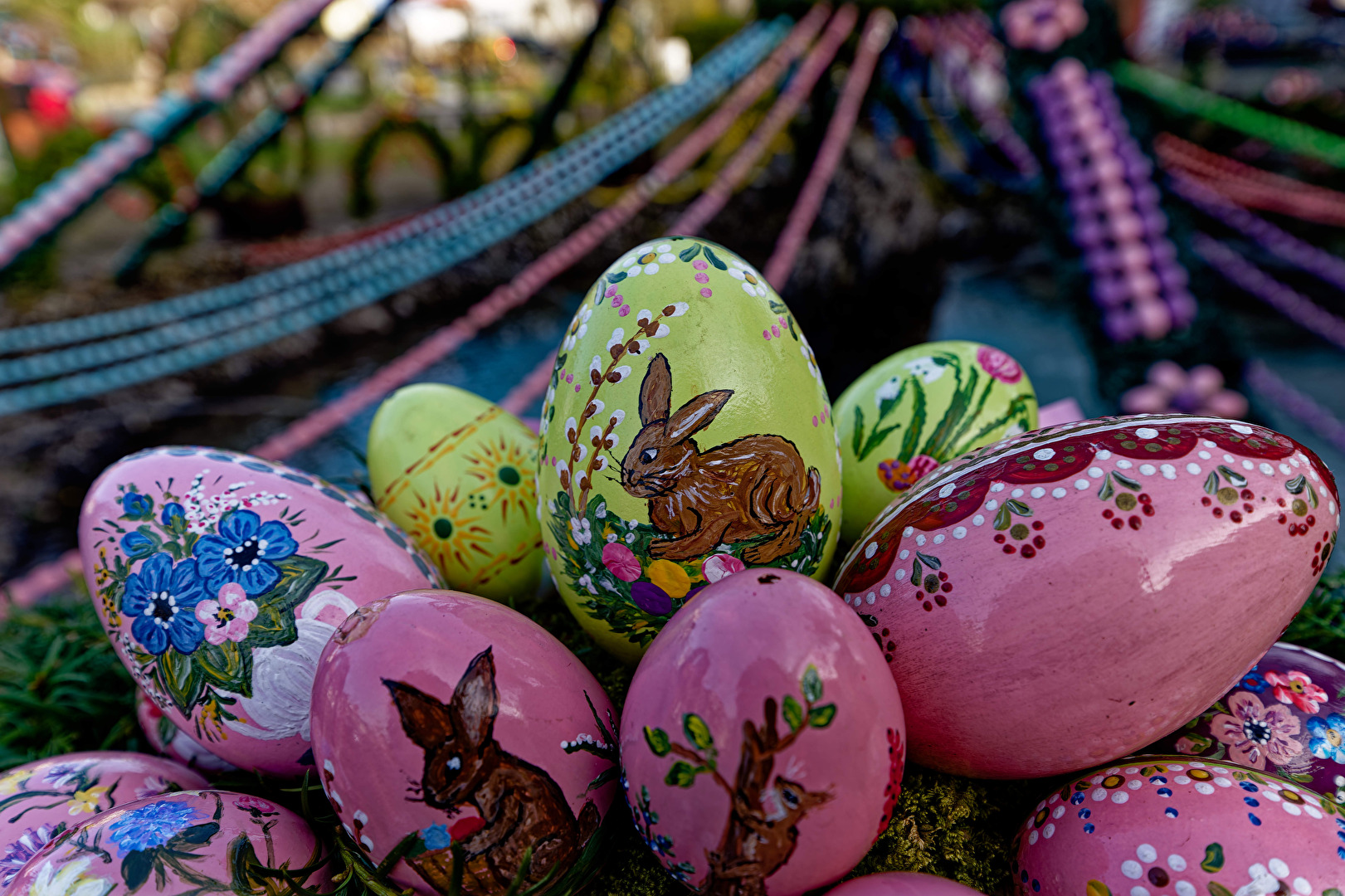 Die Osterbrunnen in der Fränkischen Schweiz sind wieder geschmückt - schöne Ostern für alle!