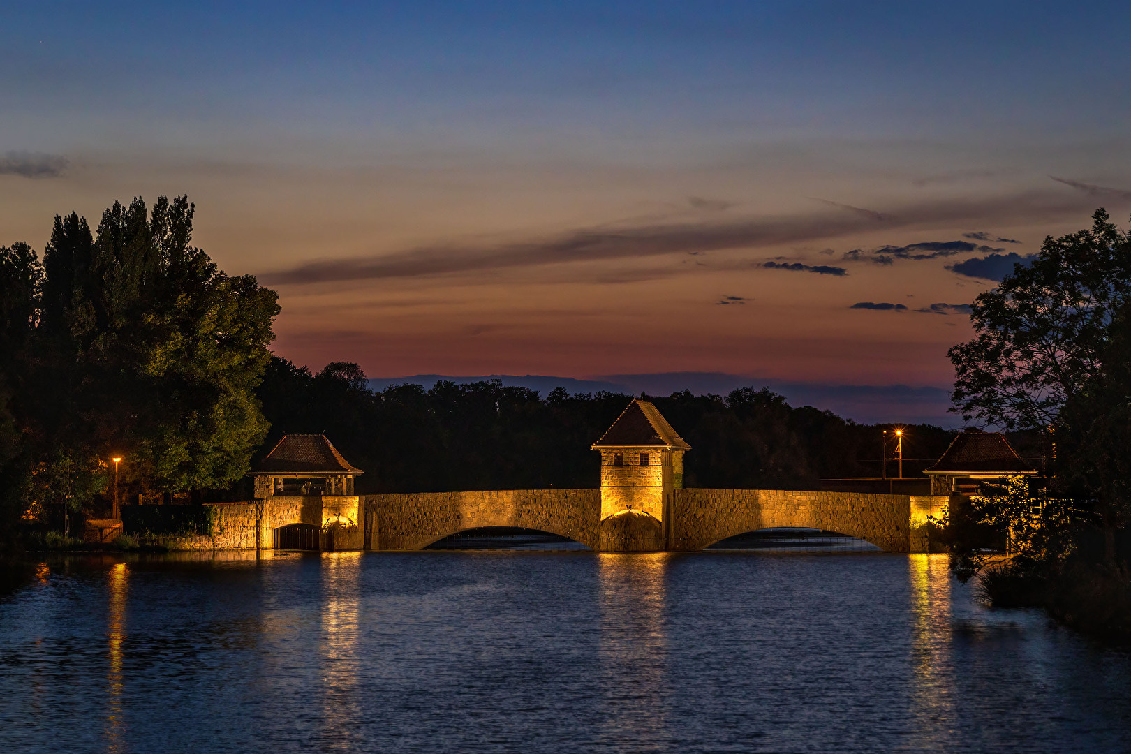 Wehranlage im Elsterflutbecken Leipzig