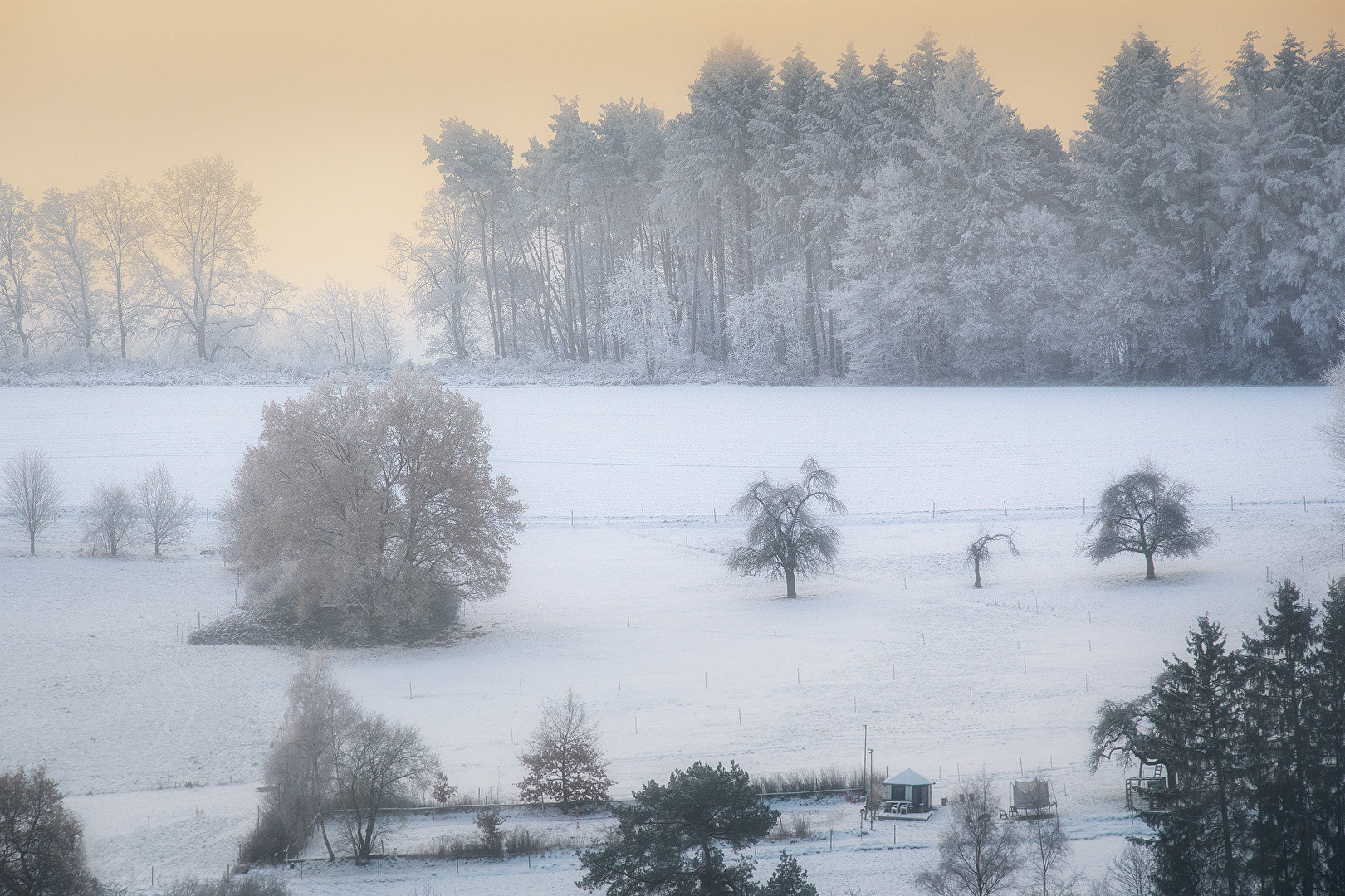 An einem Wintermorgen