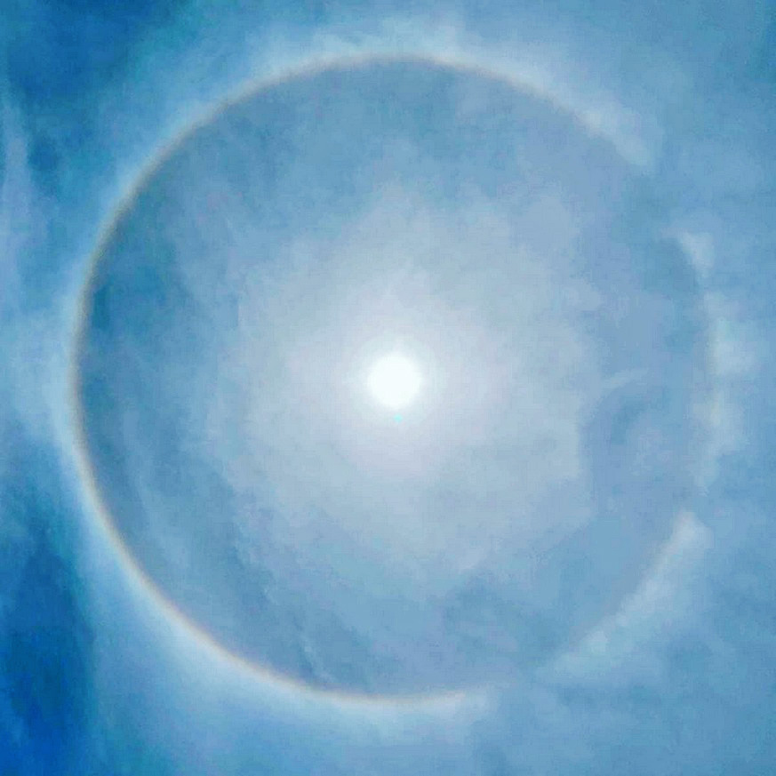 Sonnenhalo, Optisches Phänomen