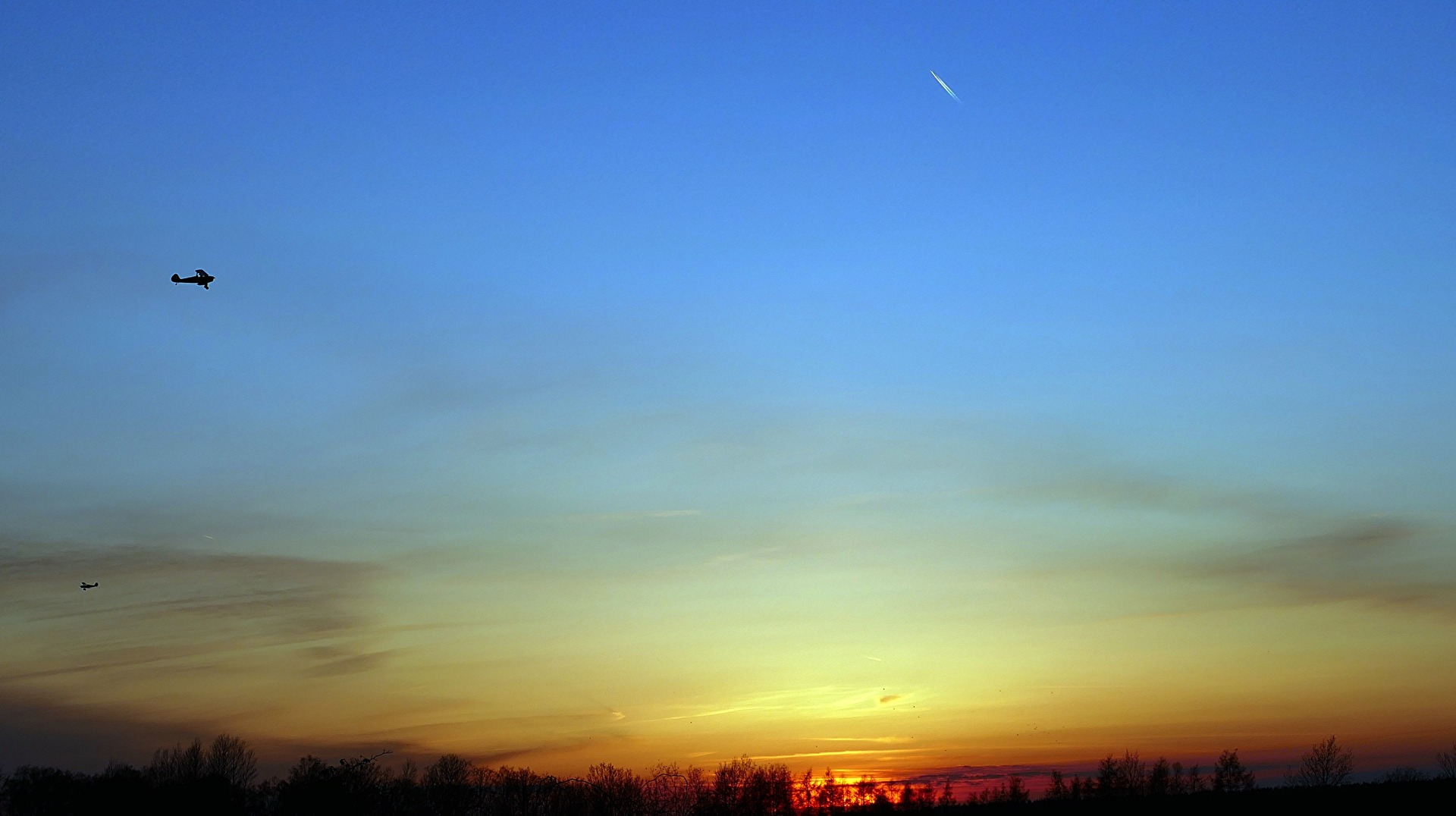 Flight to the Sunset