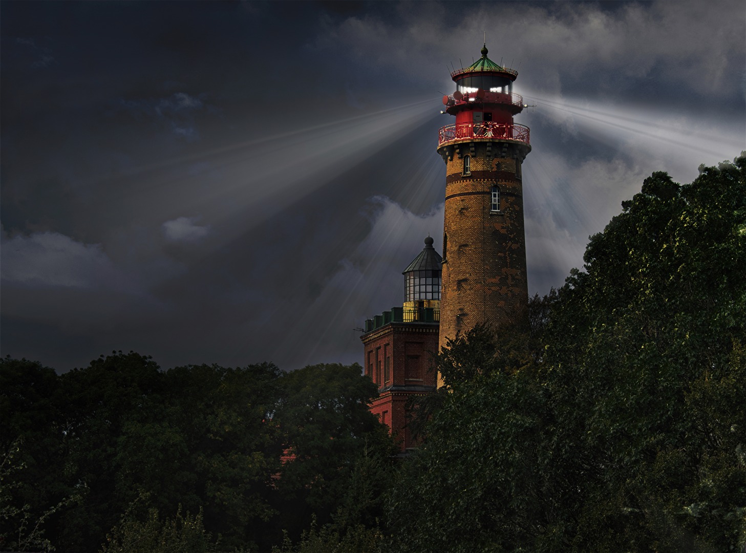 Leuchtturm am Kap Arkona auf Rügen