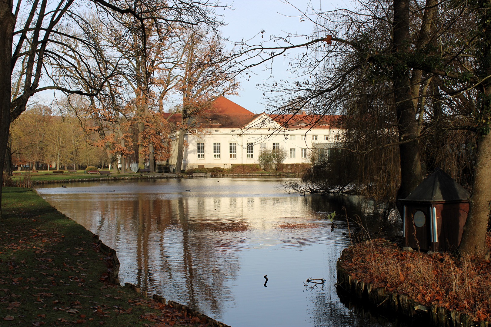 Eine Idylle im Kurpark.