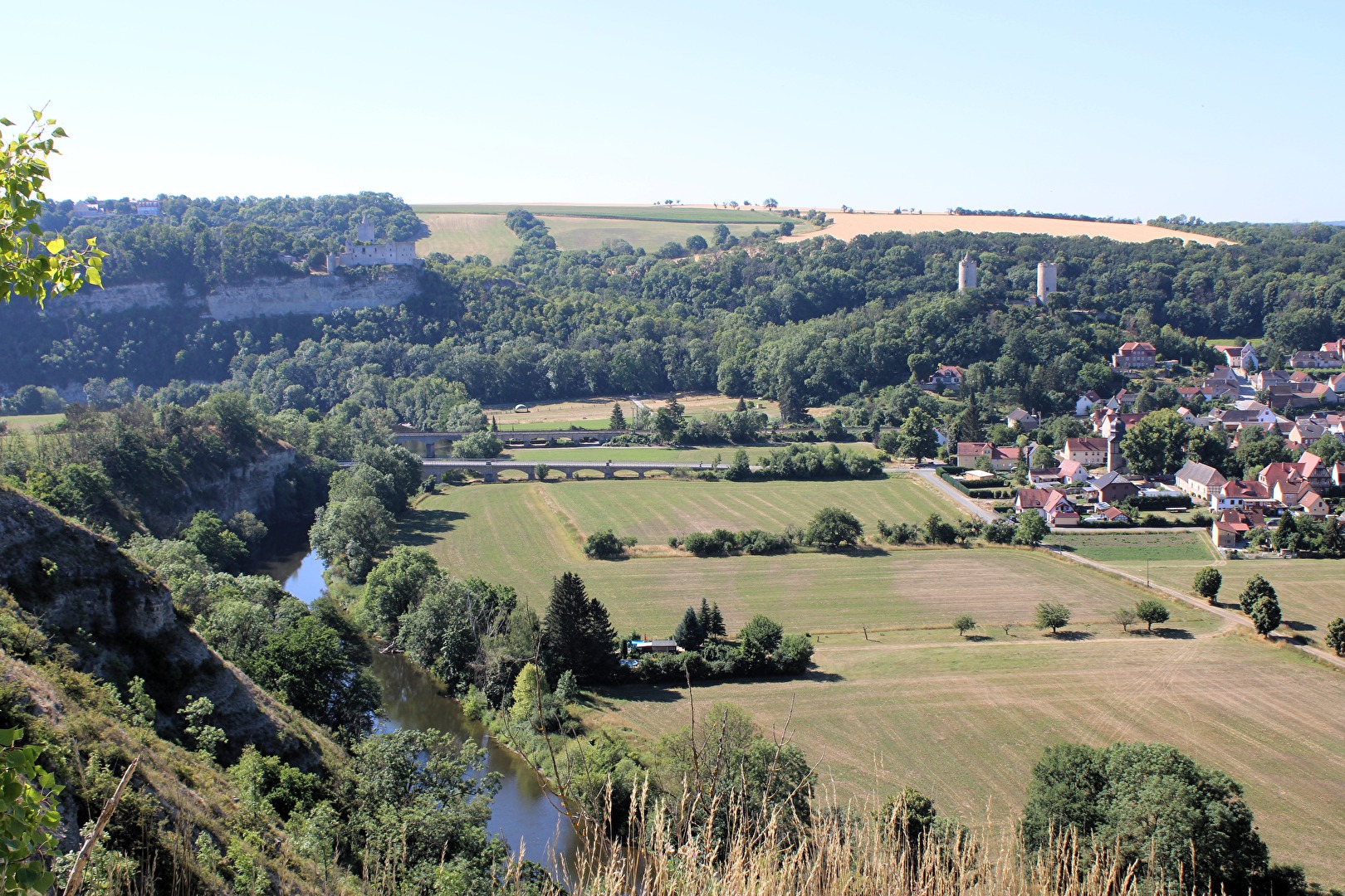 Das Panorama bei der Berggaststätte