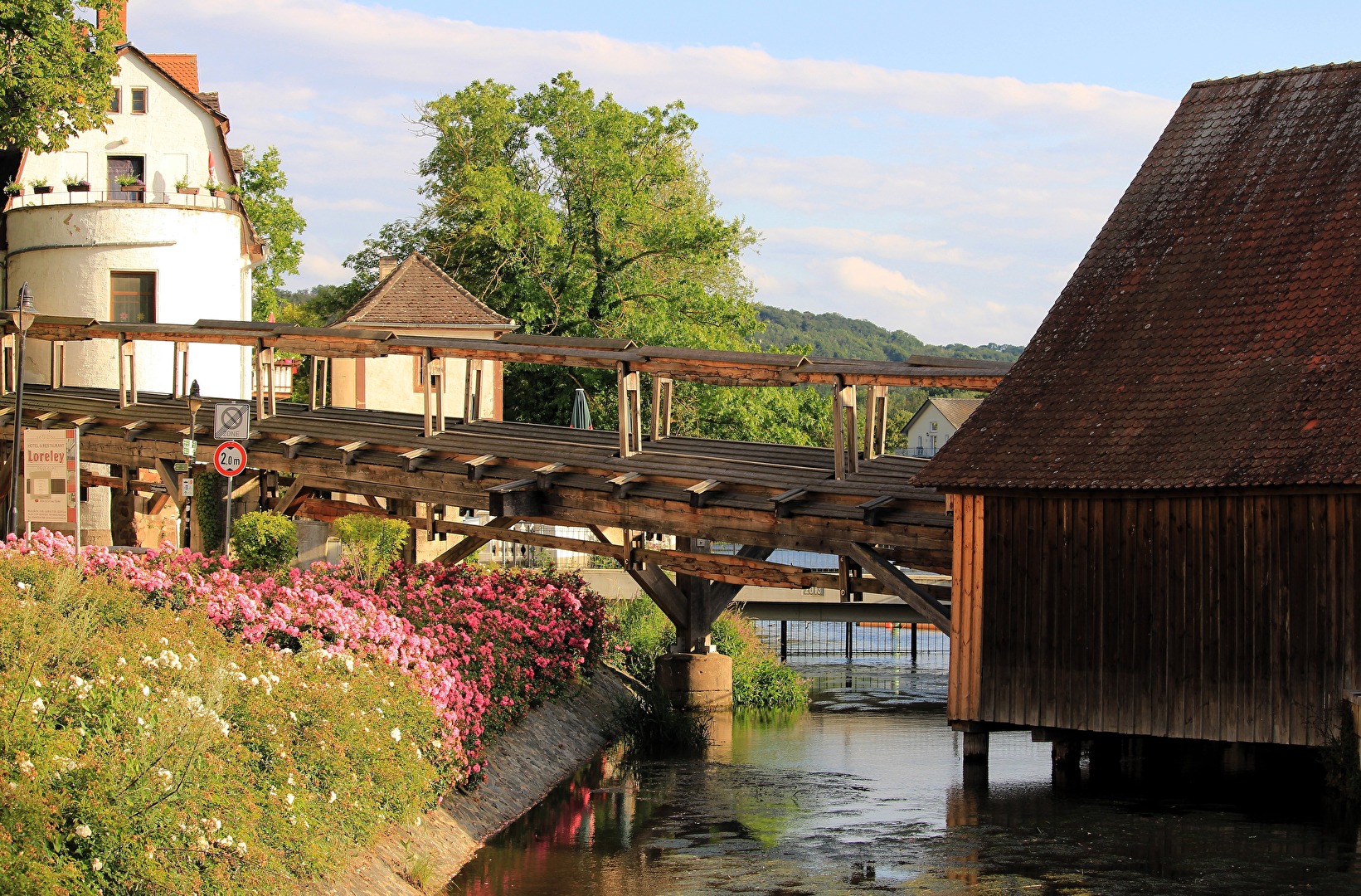 Das Radhaus mit Feldgestänge in Bad Kösen