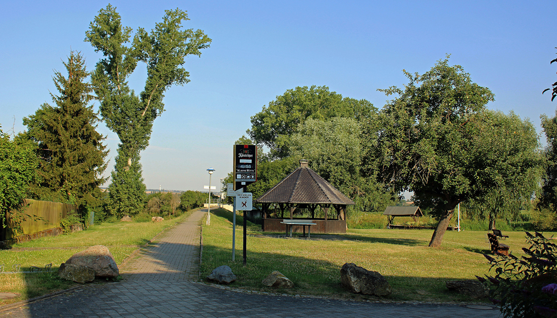 Der Festplatz in Weischütz