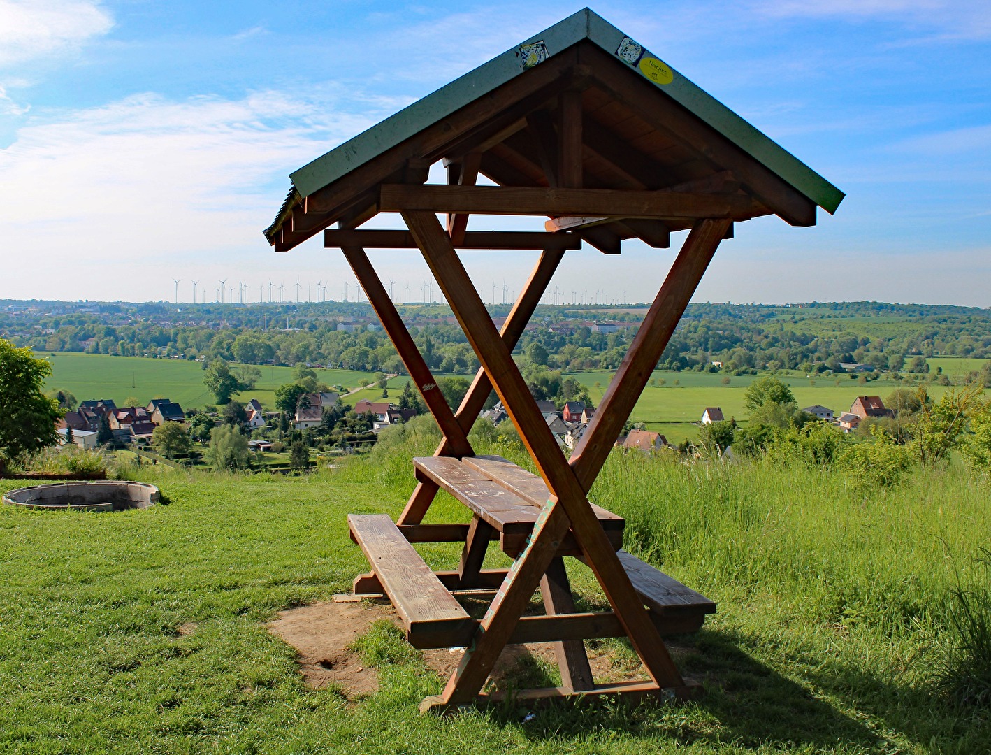 Rastplatz mit ökologischer Aussicht
