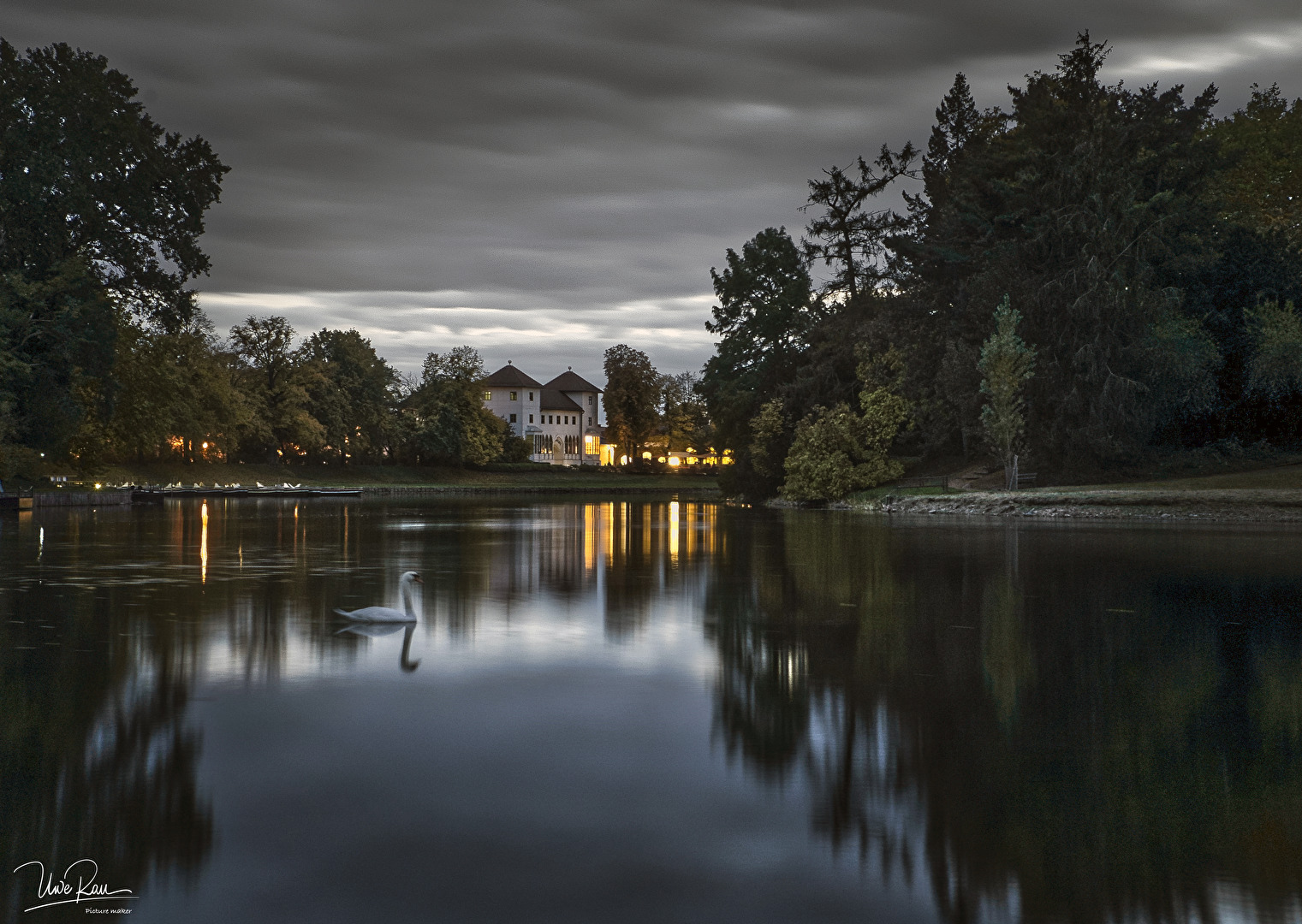 Blick auf den "Eichenkranz" im Wörlitzer Park