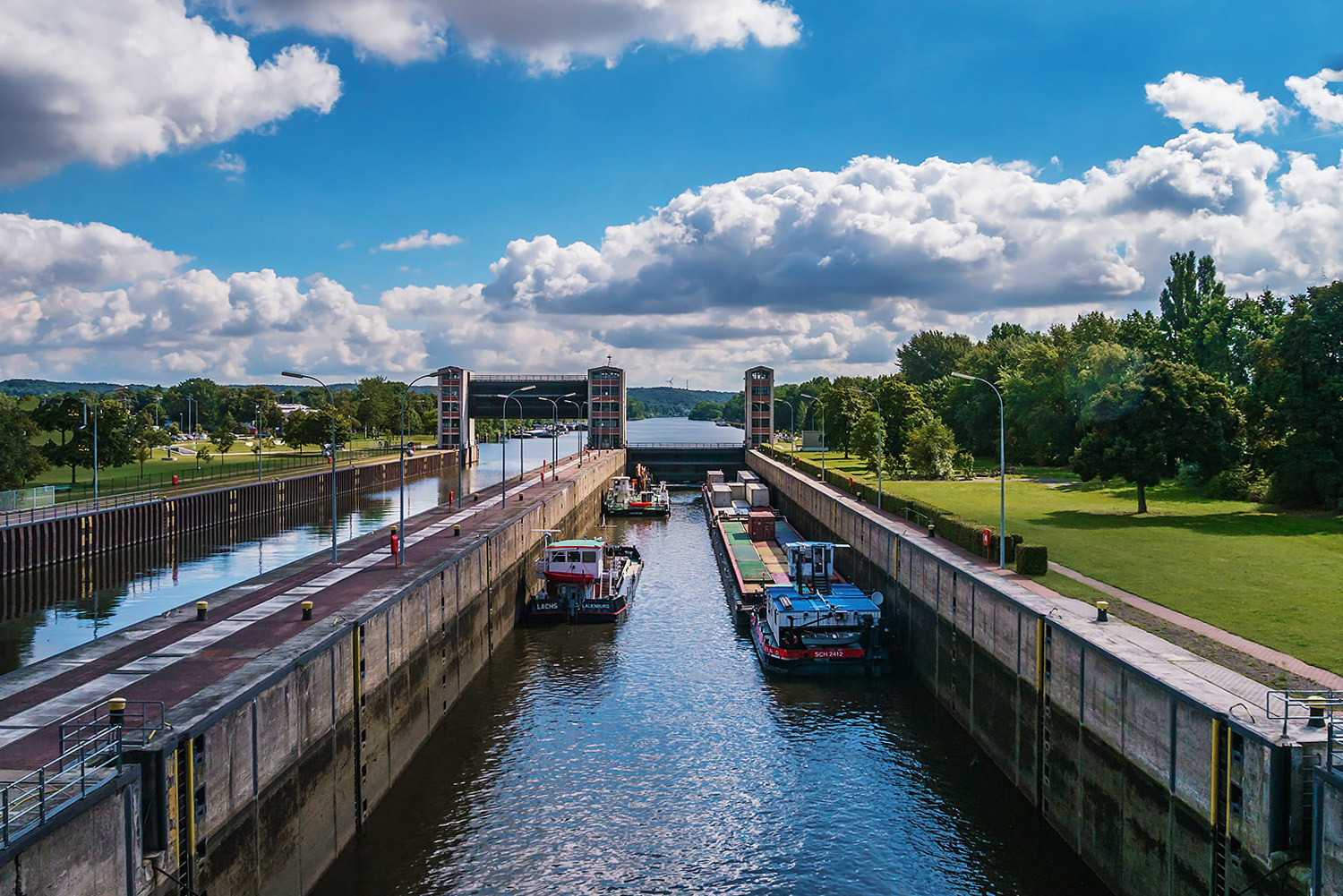 Doppelkammerschleuse