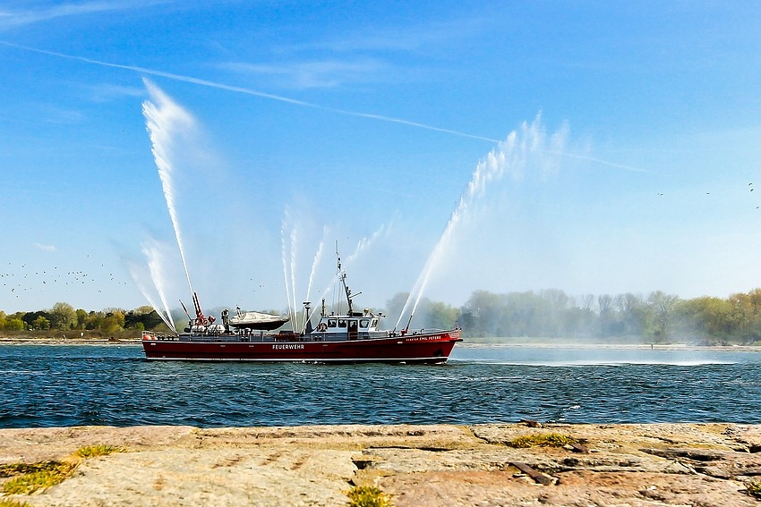 Empfang der MS Deutschland